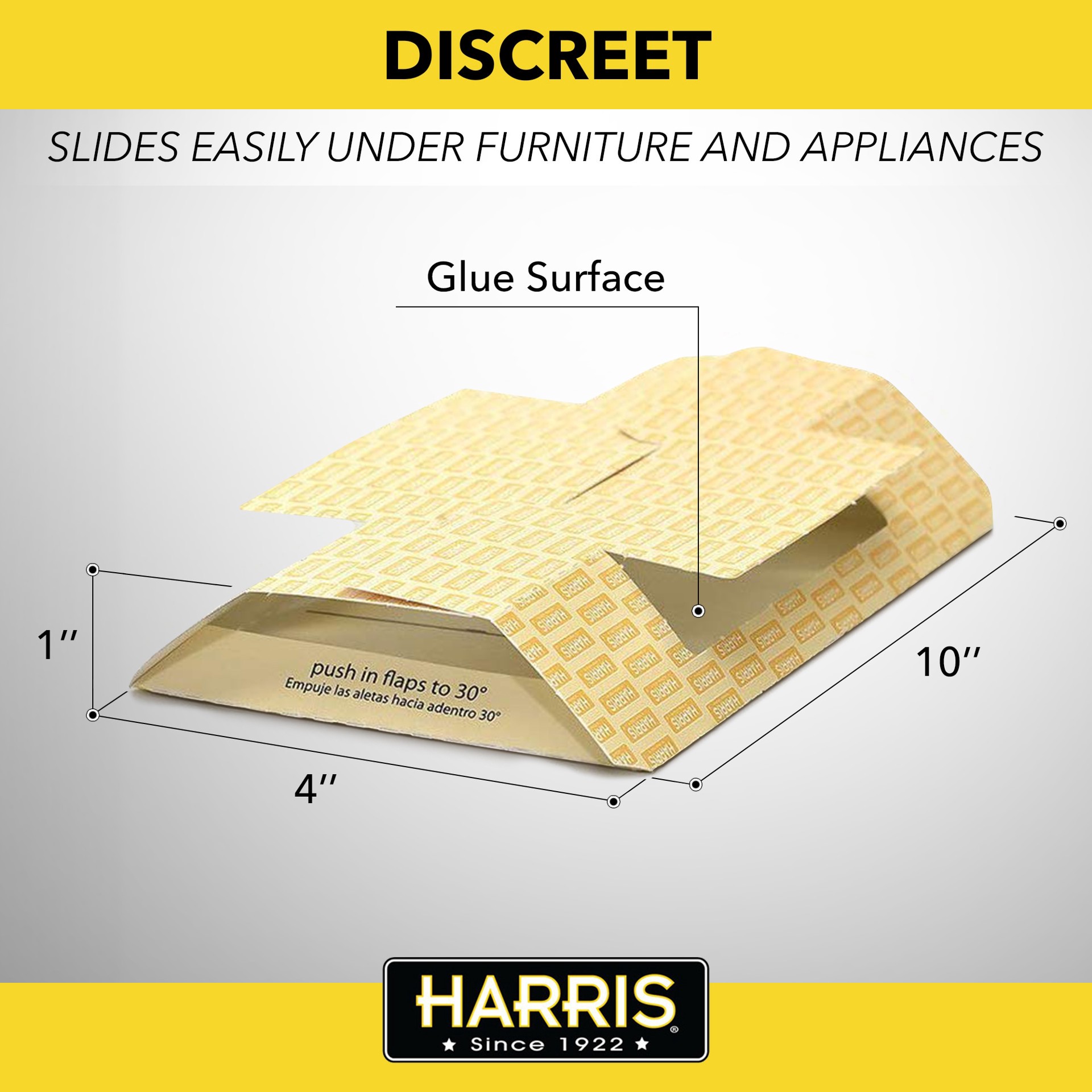 slide 4 of 6, Harris Easy-To-Use Roach Indoor Glue Cartridge Insect Trap 2 -Pack, 1 ct
