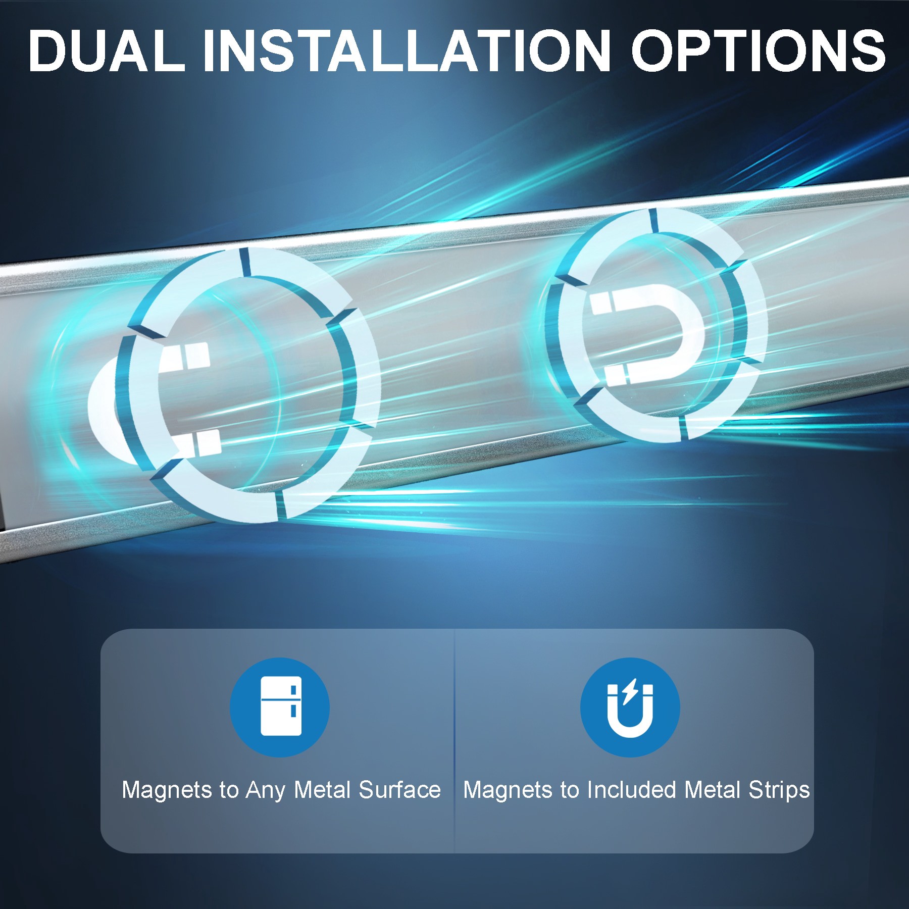 slide 3 of 6, Utilitech Rechargeable Bar Lights 24-in Rechargeable Battery LED Under Cabinet Light Bar Motion Sensing Light, 1 ct