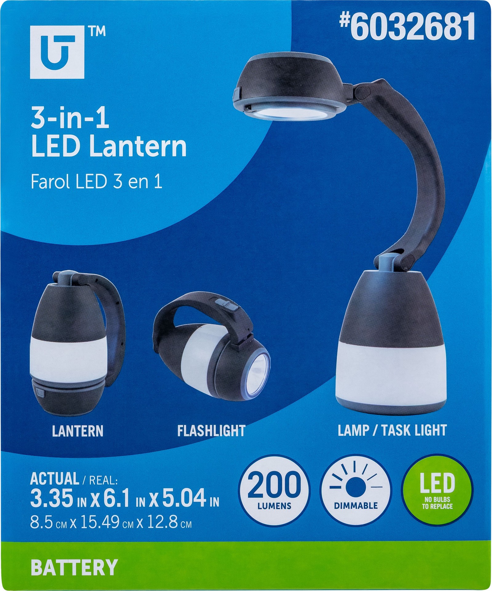 slide 1 of 5, Utilitech Dimmable 200-Lumen 3 -Adjustable Mode LED Flashlight, 1 ct