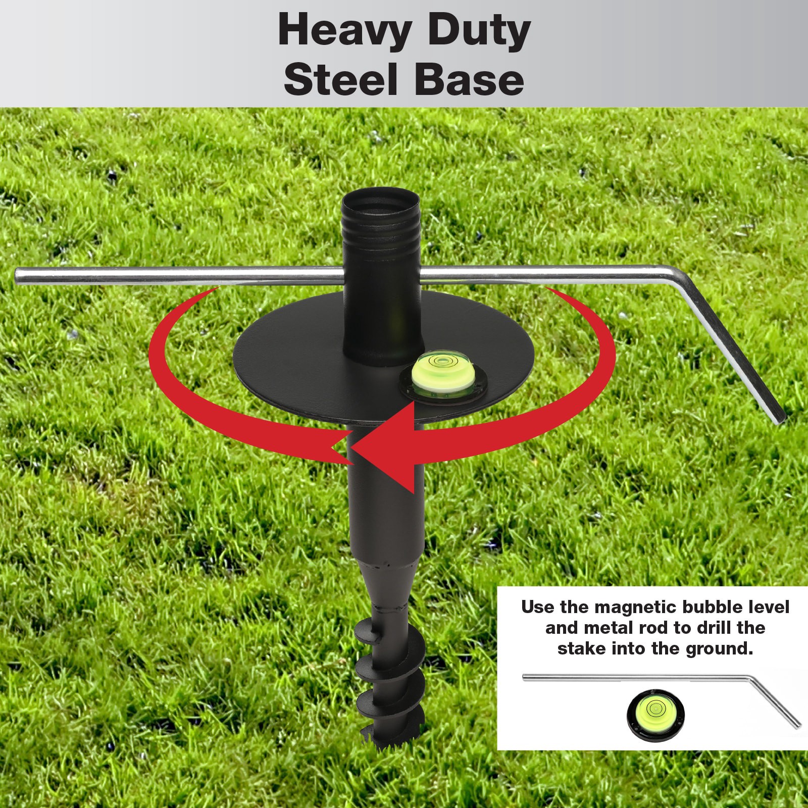 slide 2 of 6, Harbor Breeze 2 Pack of Premium 10' String Light Poles w/ 2 Deck and 2 Ground Mounts, 1 ct