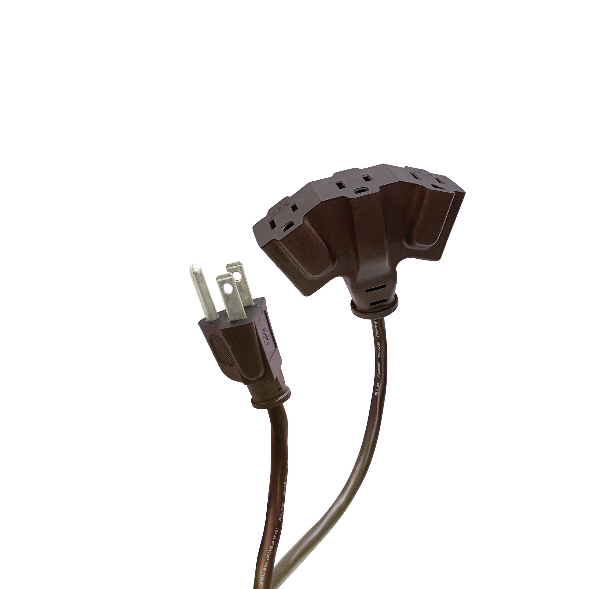 slide 2 of 4, Utilitech 25-ft 16 / 3 Light Duty 3 Prong Brown Indoor/Outdoor Extension Power Cord, 1 ct