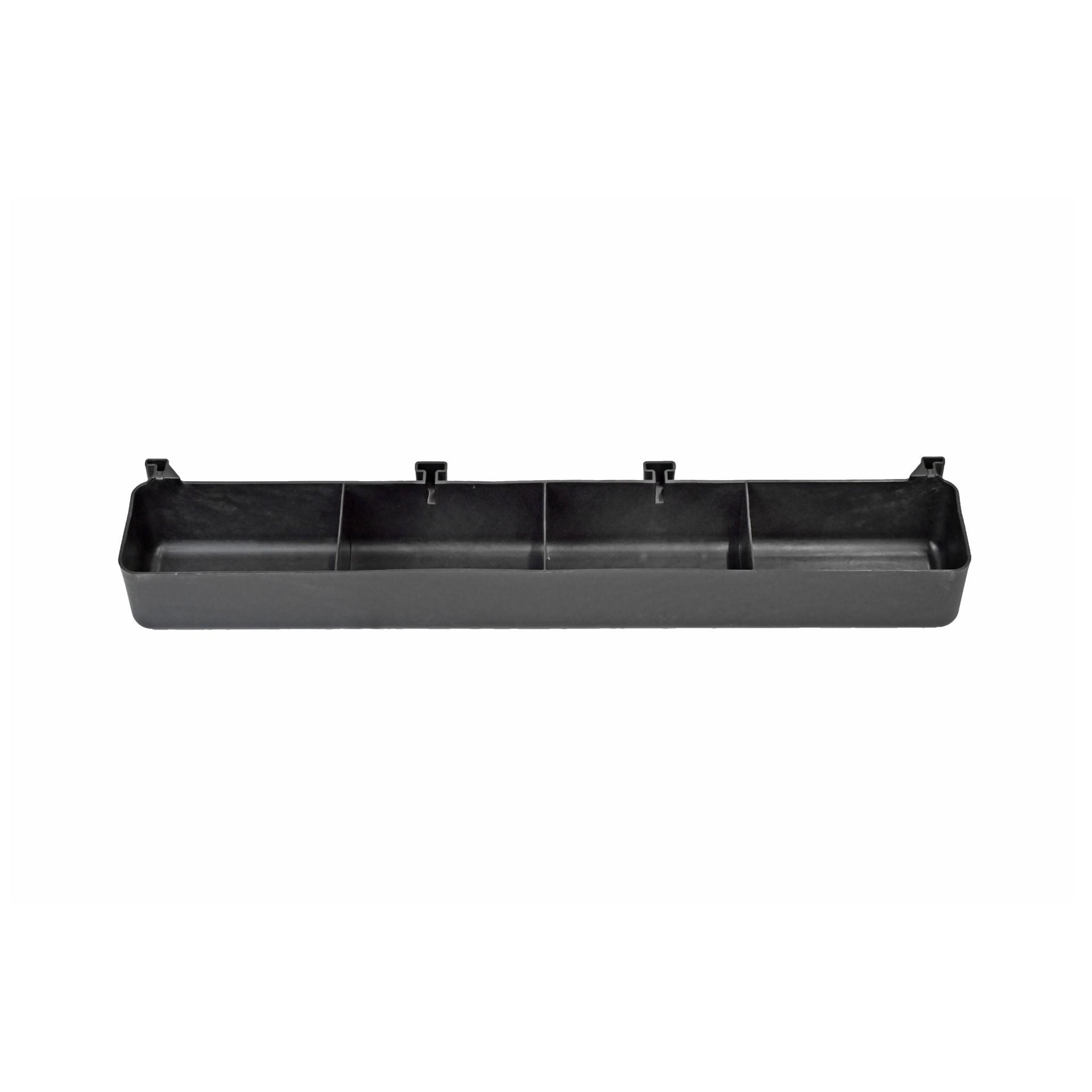 slide 3 of 5, Project Source Commander Black Plastic Accessory tray with Solid Shelves ( 3.7 W x 20-in D x 2.3-in H ), 1 ct