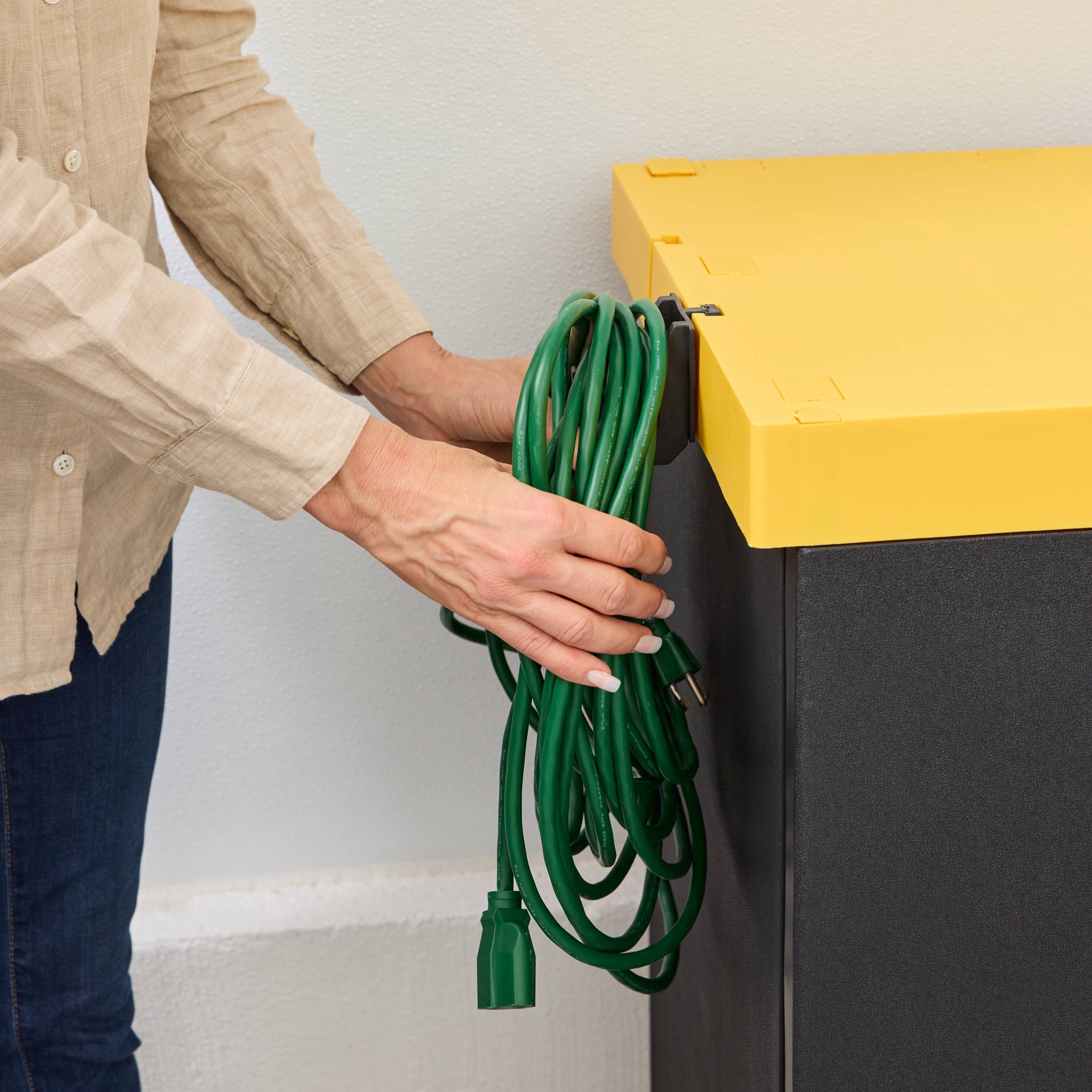 slide 2 of 2, Project Source Commander Black Plastic Shelf hook with Solid Shelves ( 2.8 W x 2.8-in D x 2.8-in H ), 1 ct