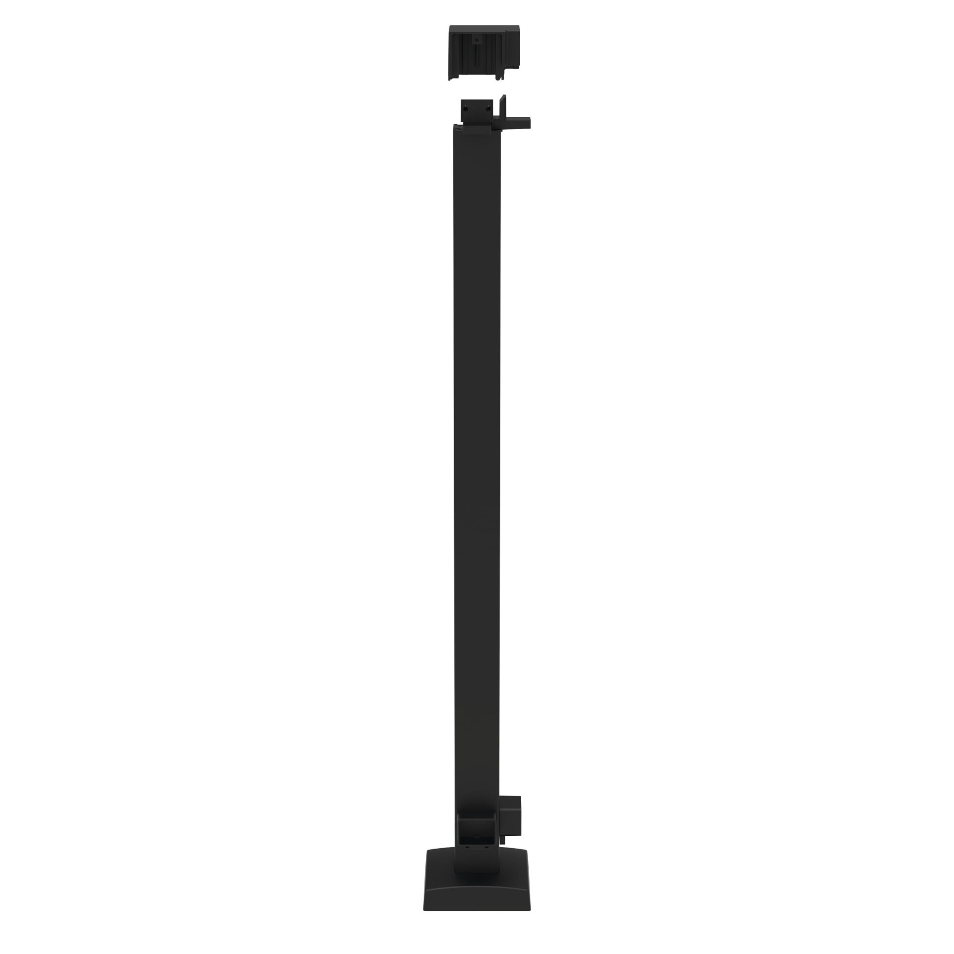 slide 2 of 4, RDI Margate Corner bracket Matte Black Aluminum Post connector 4 -Pack, 1 ct