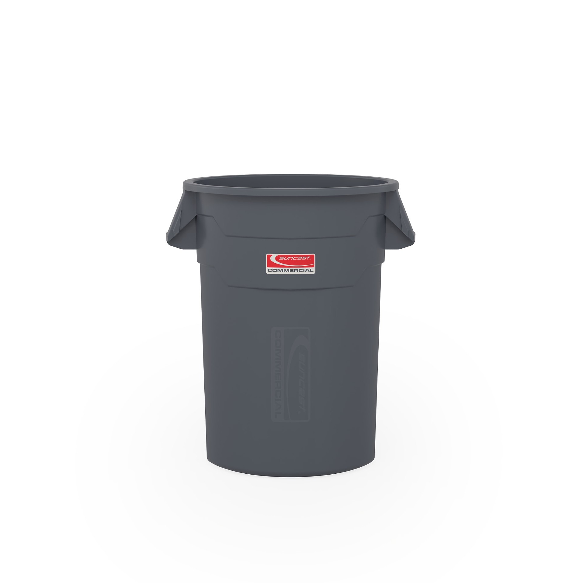 slide 4 of 4, Suncast 20 Gallon Gray Resin Indoor/Outdoor Kitchen Detached Lid Trash Can, 1 ct