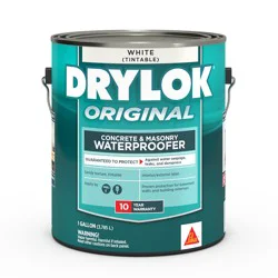 DRYLOK Original White Flat Solid Latex Interior Waterproofer ( 1-gallon )