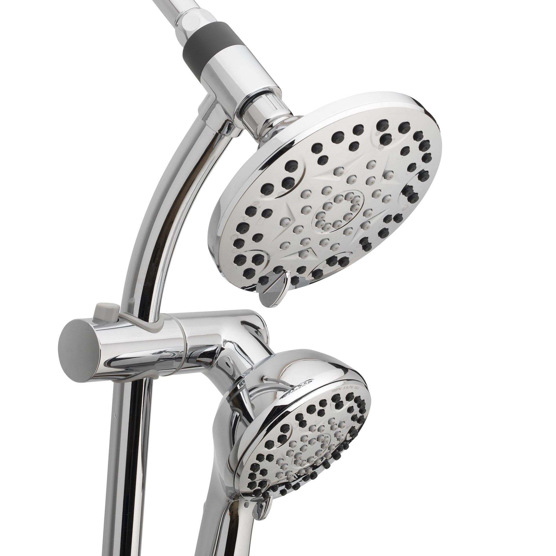 slide 2 of 6, allen + roth Galway Chrome 10.5-in Universal Bathtub/Shower Slide bar, 1 ct
