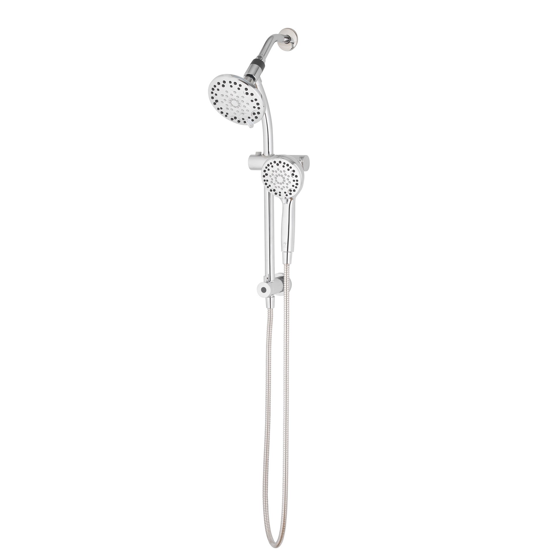 slide 1 of 6, allen + roth Galway Chrome 10.5-in Universal Bathtub/Shower Slide bar, 1 ct
