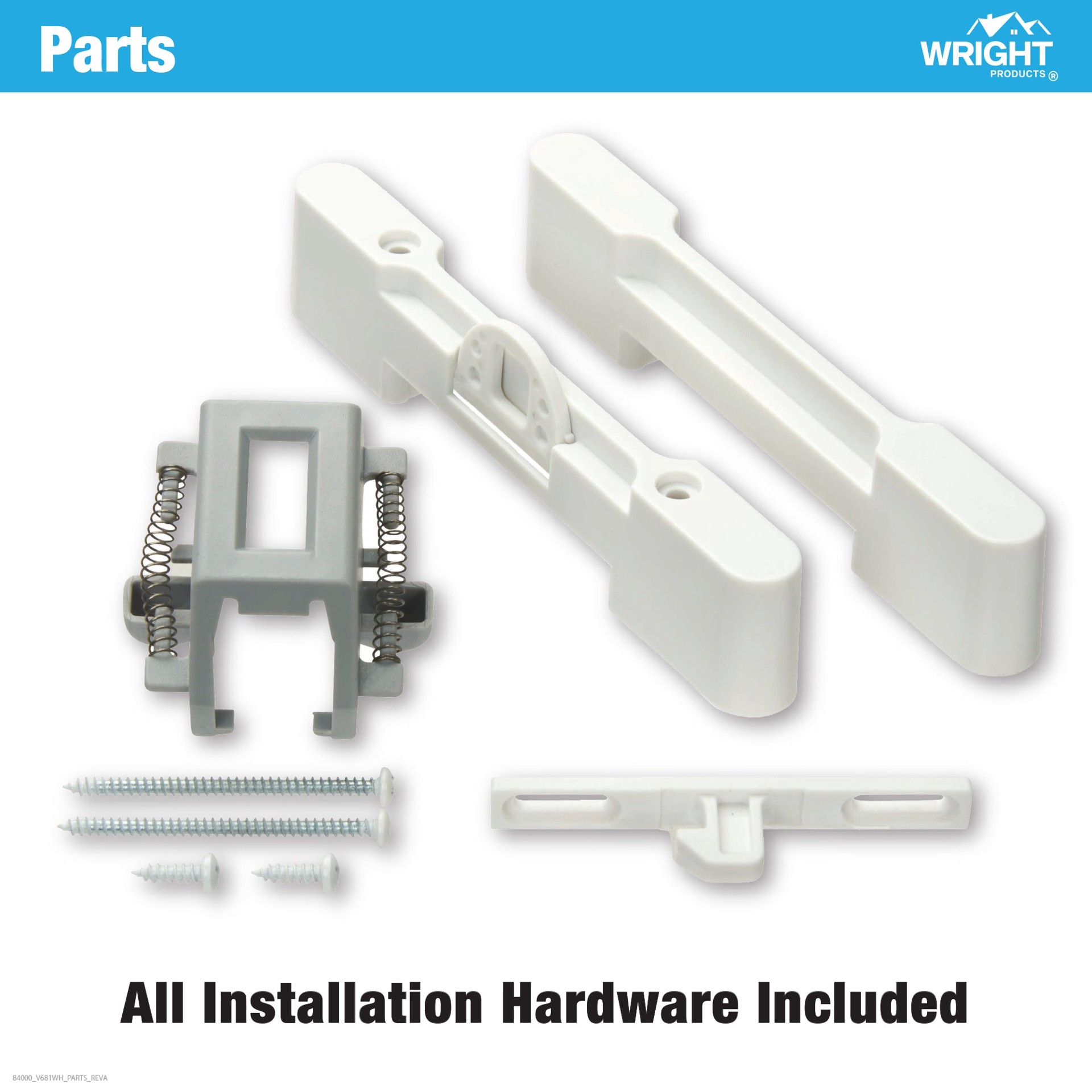 slide 2 of 6, WRIGHT PRODUCTS 3.5-in Plastic Handleset, 1 ct