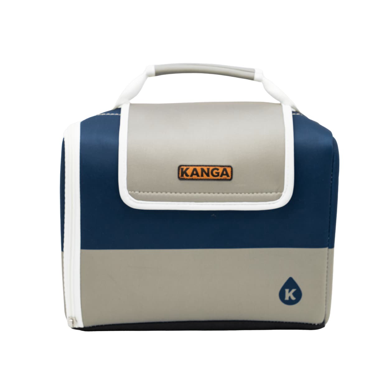 slide 1 of 1, KANGA Navy/Gray 12 Cans Soft Insulated Insulated drink carrier, 1 ct