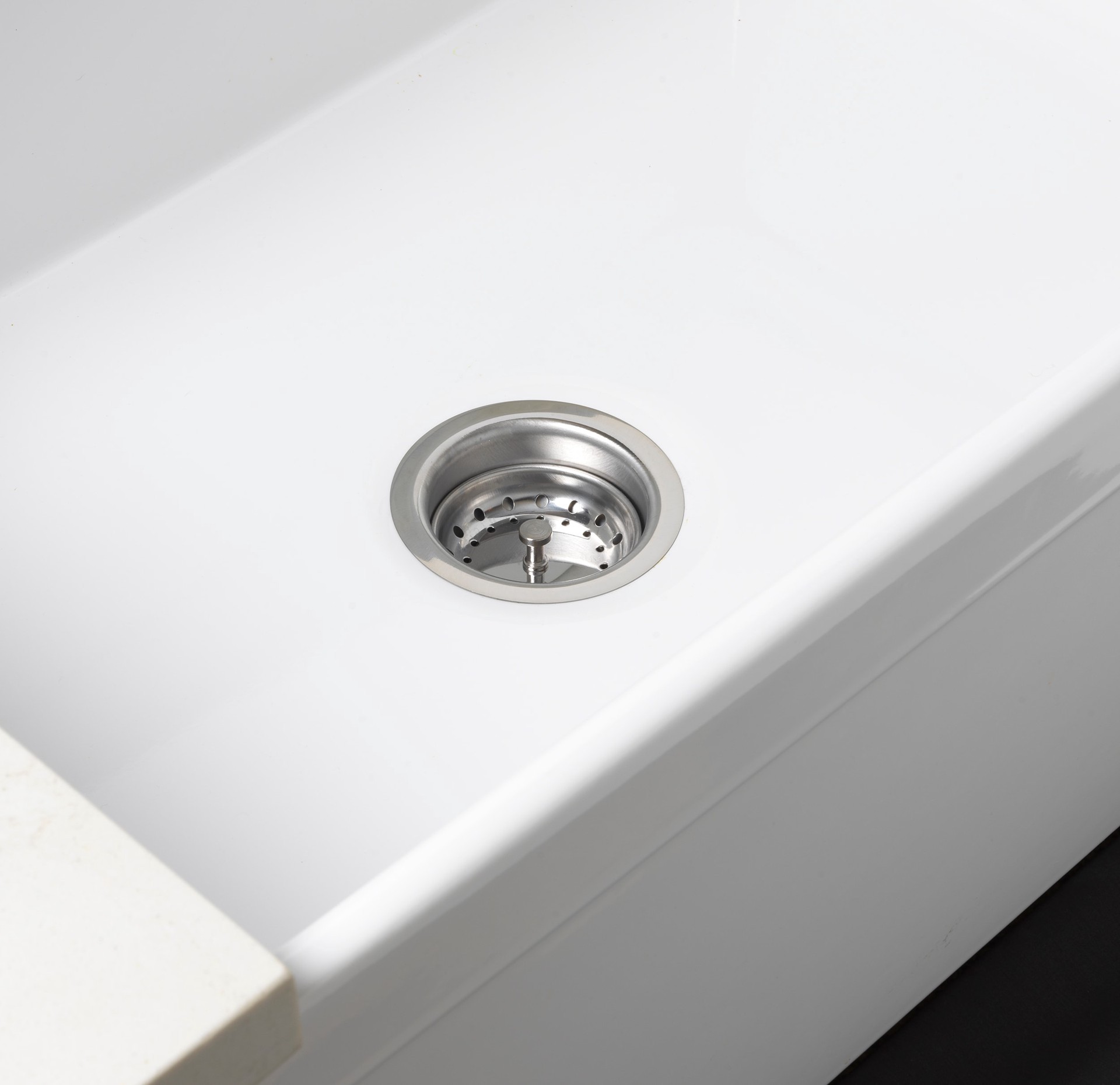 slide 3 of 6, Project Source 3.17-in Stainless steel Rust Resistant Strainer basket, 1 ct