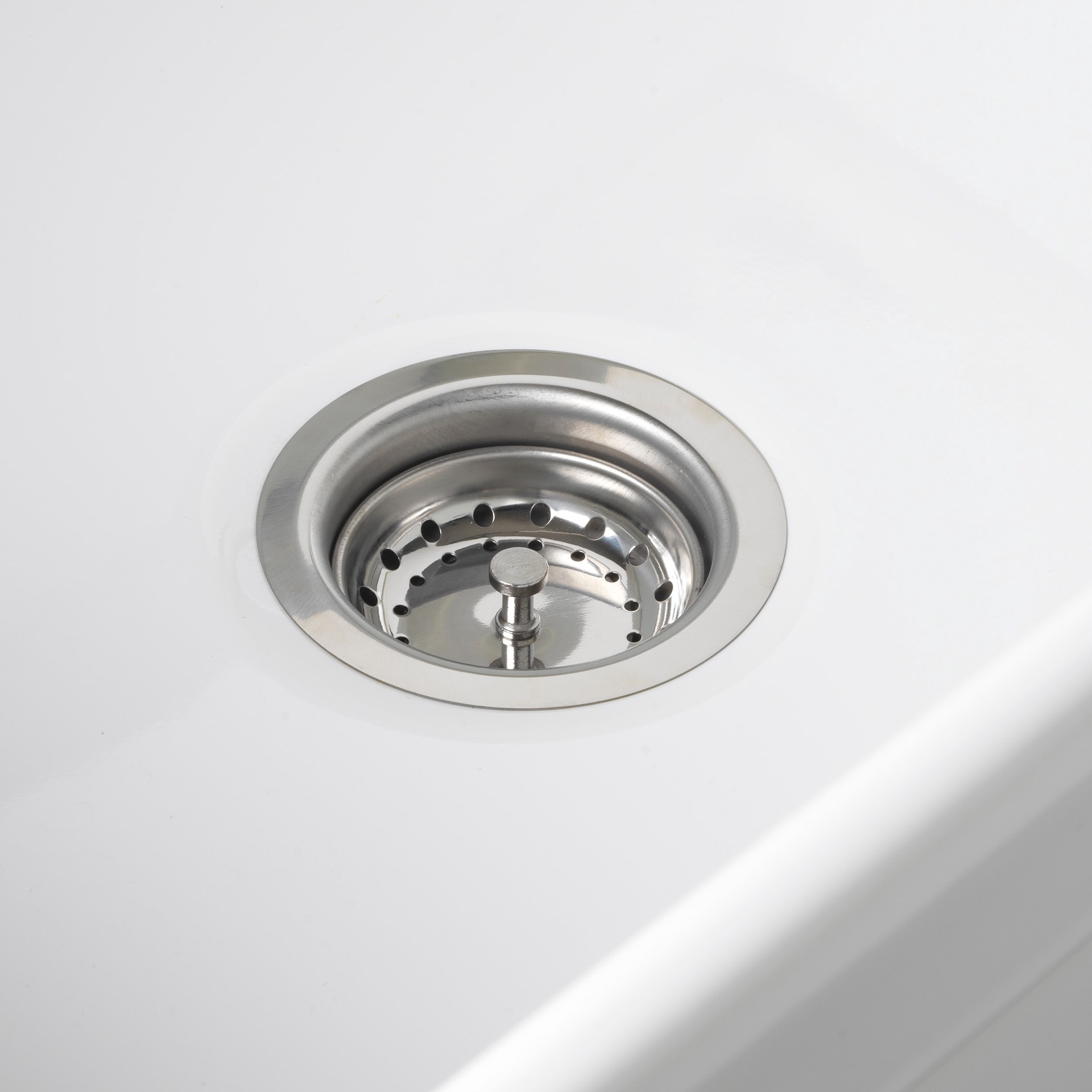 slide 4 of 6, Project Source 3.17-in Stainless steel Rust Resistant Strainer basket, 1 ct