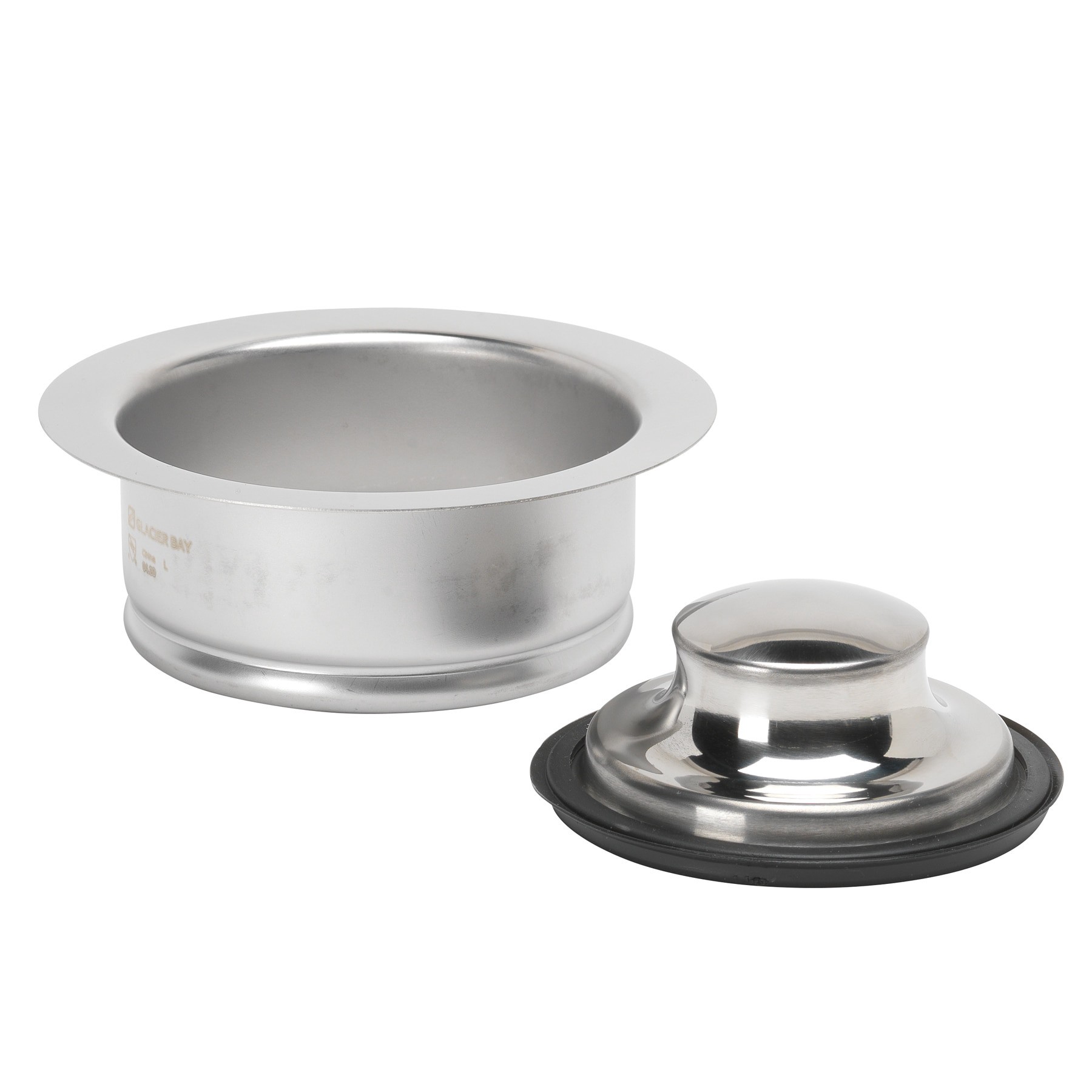 slide 2 of 6, allen + roth 4.5-in Stainless steel Rust Resistant Disposal drain guard, 1 ct