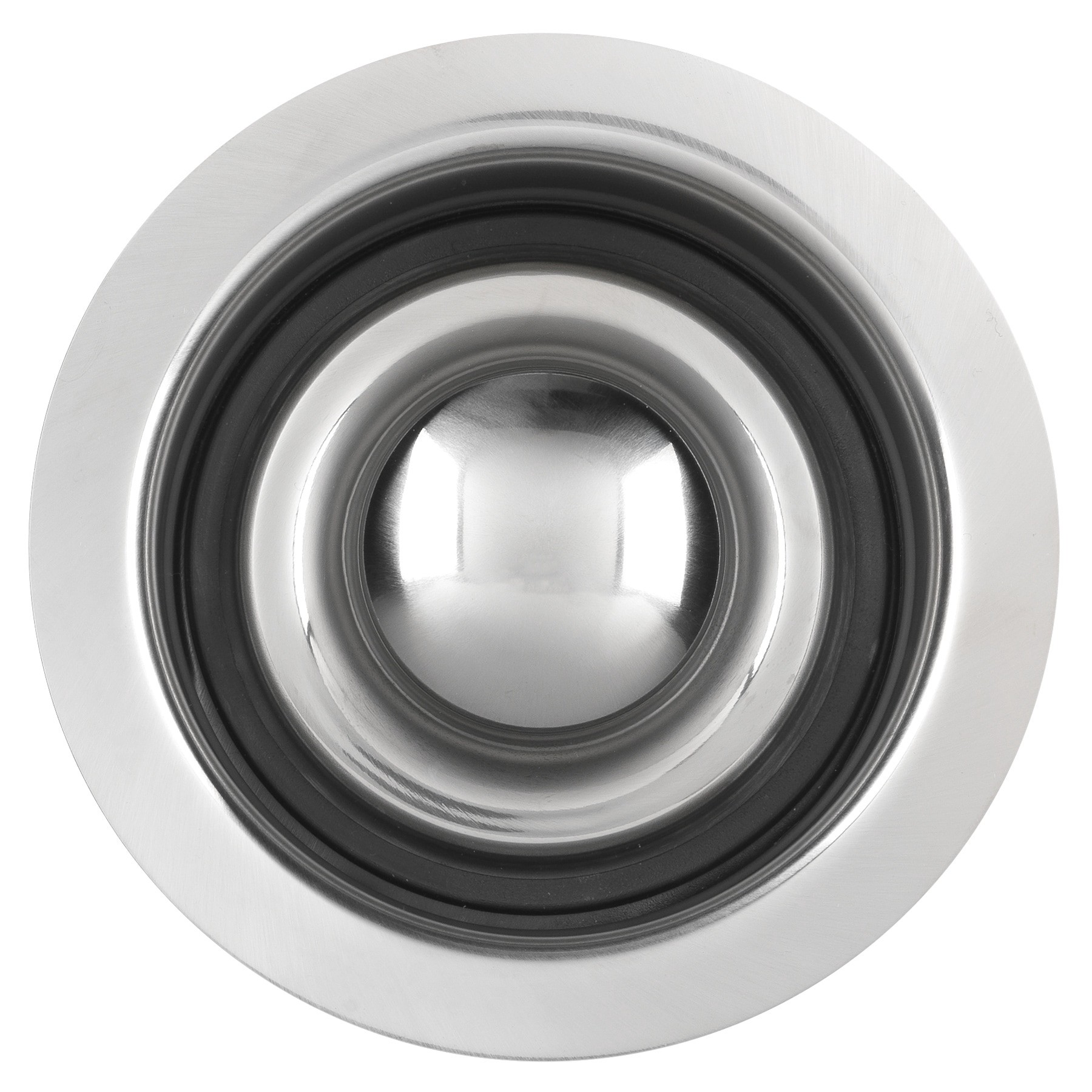 slide 3 of 6, allen + roth 4.5-in Stainless steel Rust Resistant Disposal drain guard, 1 ct