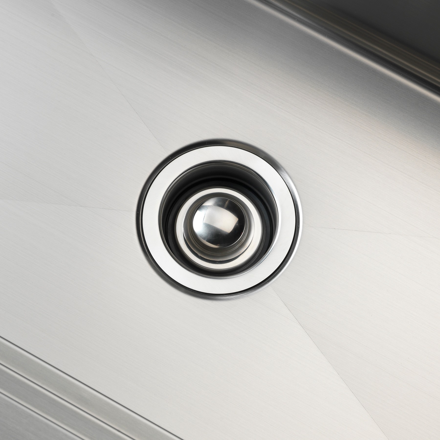 slide 5 of 6, allen + roth 4.5-in Stainless steel Rust Resistant Disposal drain guard, 1 ct