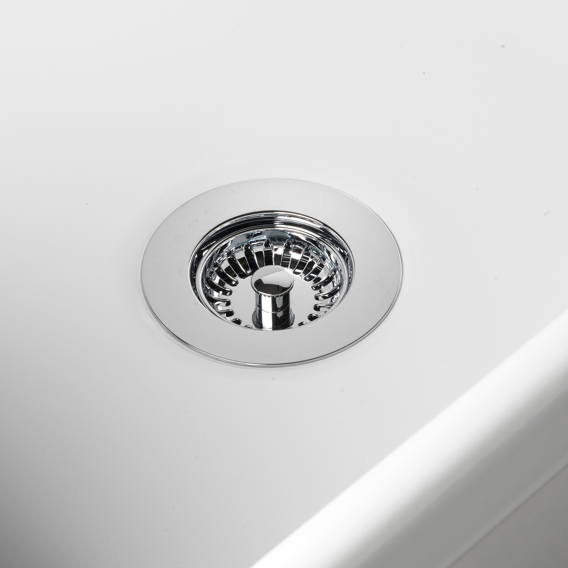 slide 4 of 5, allen + roth 4.5-in Plastic Rust Resistant Strainer, 1 ct