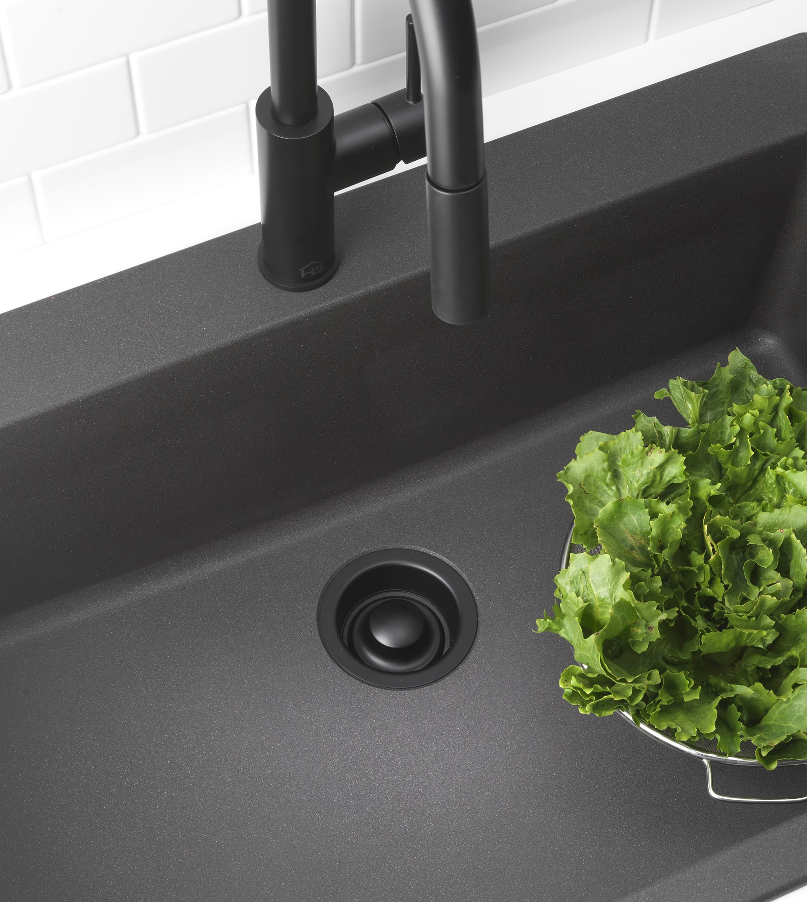 slide 4 of 6, allen + roth 4.5-in Stainless steel Rust Resistant Disposal drain guard, 1 ct