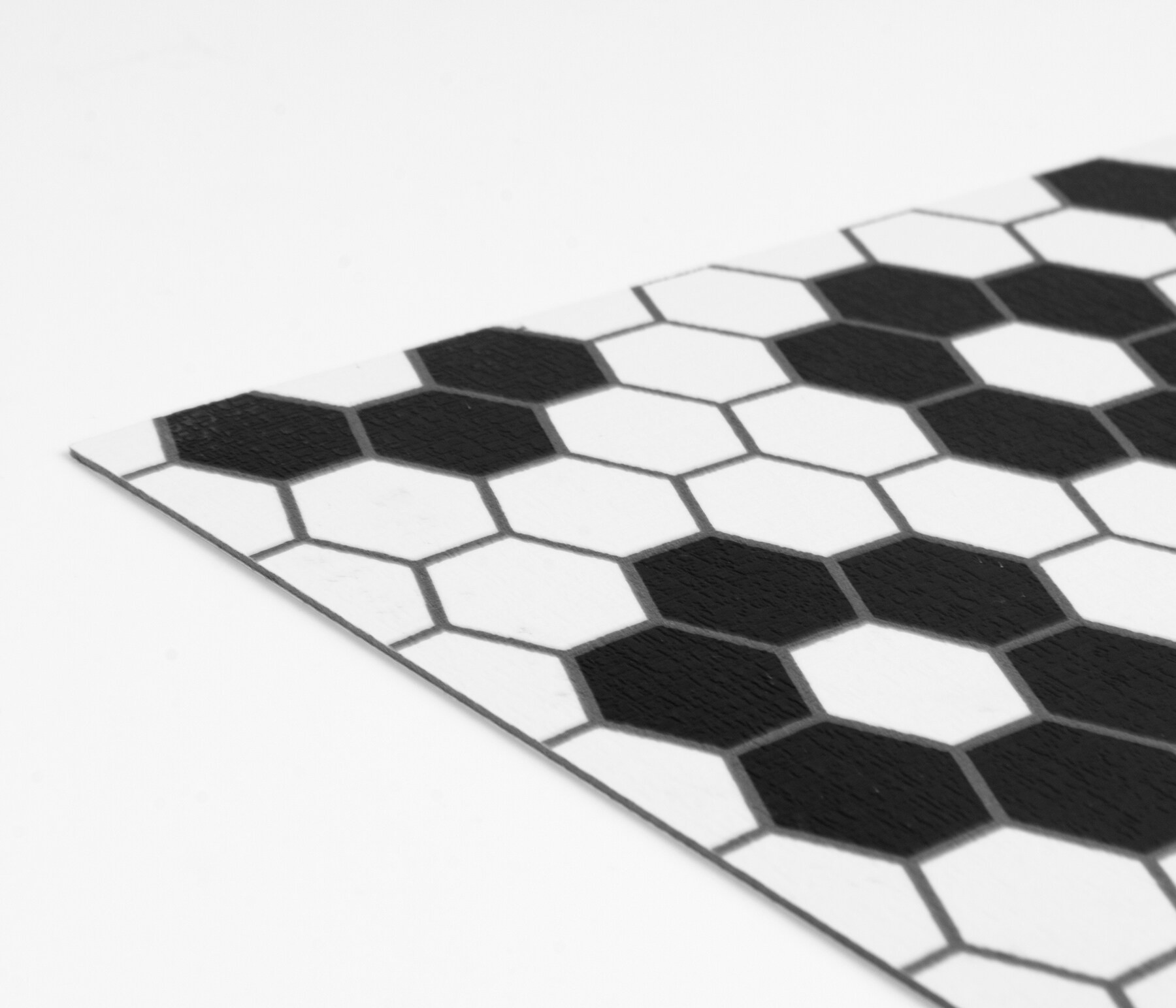 slide 4 of 6, FloorPops Black 2.76-mil x 12-in W x Peel and Stick Patterned look Luxury Vinyl Tile Flooring ( 10-sq ft Carton ), 1 ct