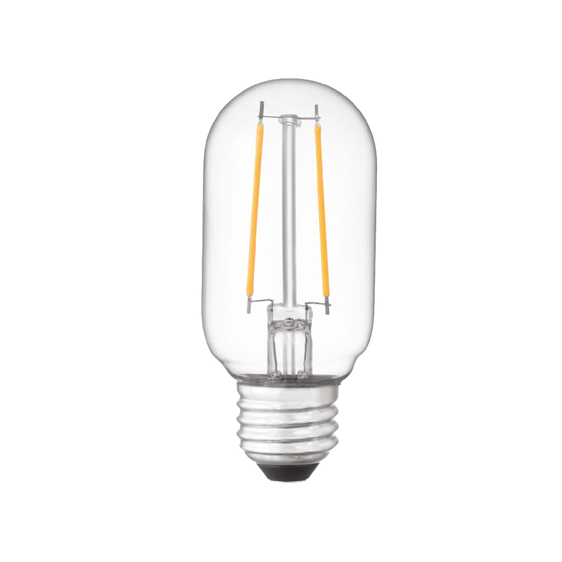 slide 4 of 6, Utilitech 40 -Watt EQ T14 Soft white Screw bases Dimmable LED General purpose Light Bulb 3 -Pack, 1 ct