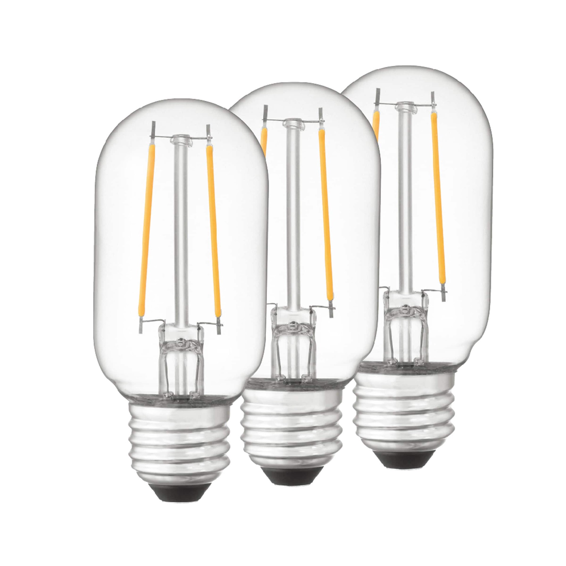 slide 5 of 6, Utilitech 40 -Watt EQ T14 Soft white Screw bases Dimmable LED General purpose Light Bulb 3 -Pack, 1 ct