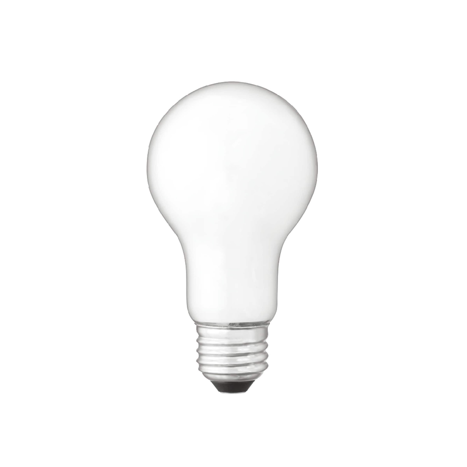 slide 4 of 6, Utilitech 100 -Watt EQ A19 Soft white Screw bases Dimmable LED General purpose Light Bulb 2 -Pack, 1 ct