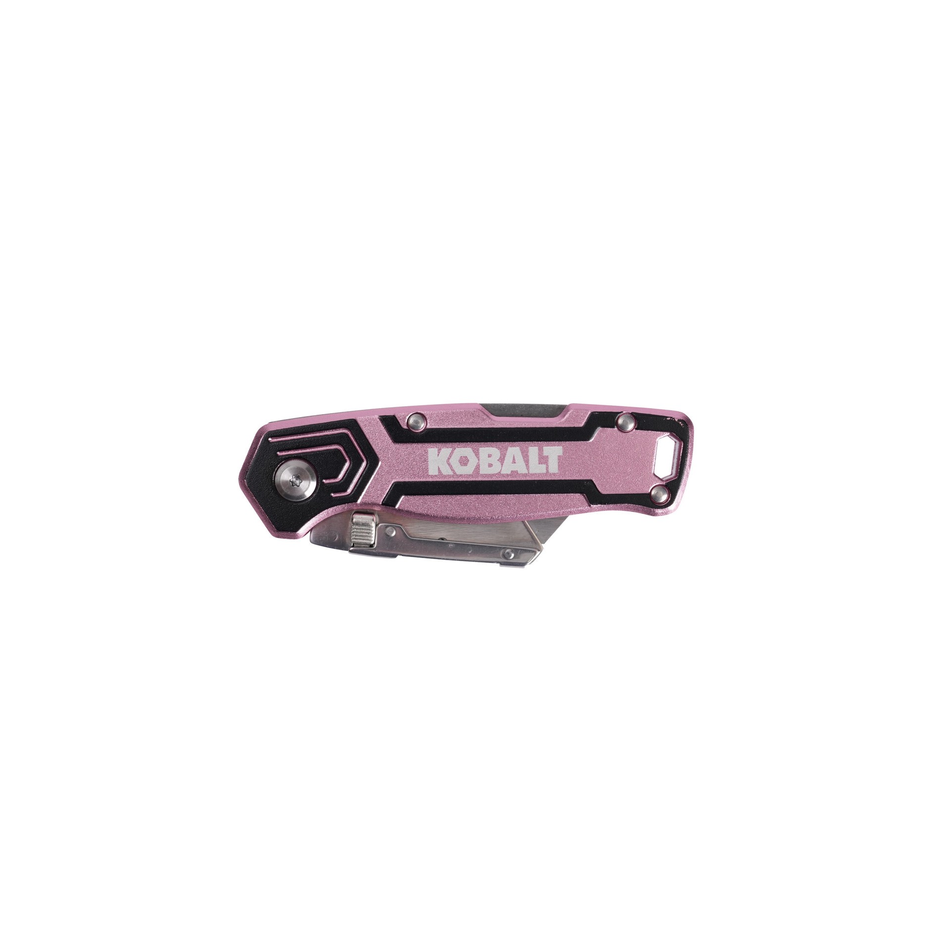 slide 2 of 4, Kobalt Pink 3pk lockback 3/4-in 3 -Blade Folding Utility Knife, 1 ct