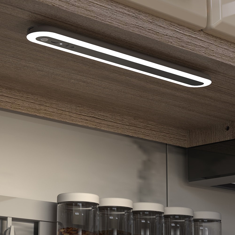slide 5 of 6, Utilitech LED 12-in Rechargeable Battery LED Under Cabinet Light Bar Motion Sensing Light with Remote, 1 ct
