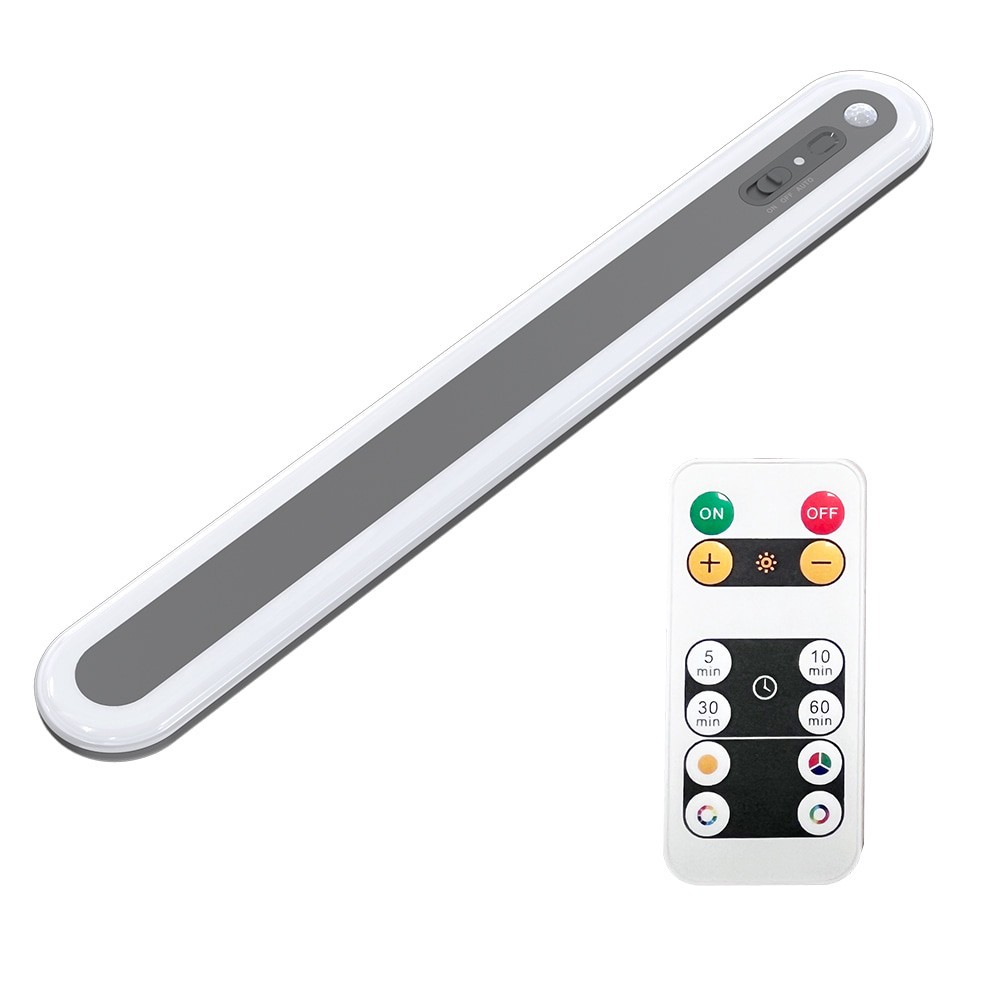 slide 1 of 6, Utilitech LED 12-in Rechargeable Battery LED Under Cabinet Light Bar Motion Sensing Light with Remote, 1 ct