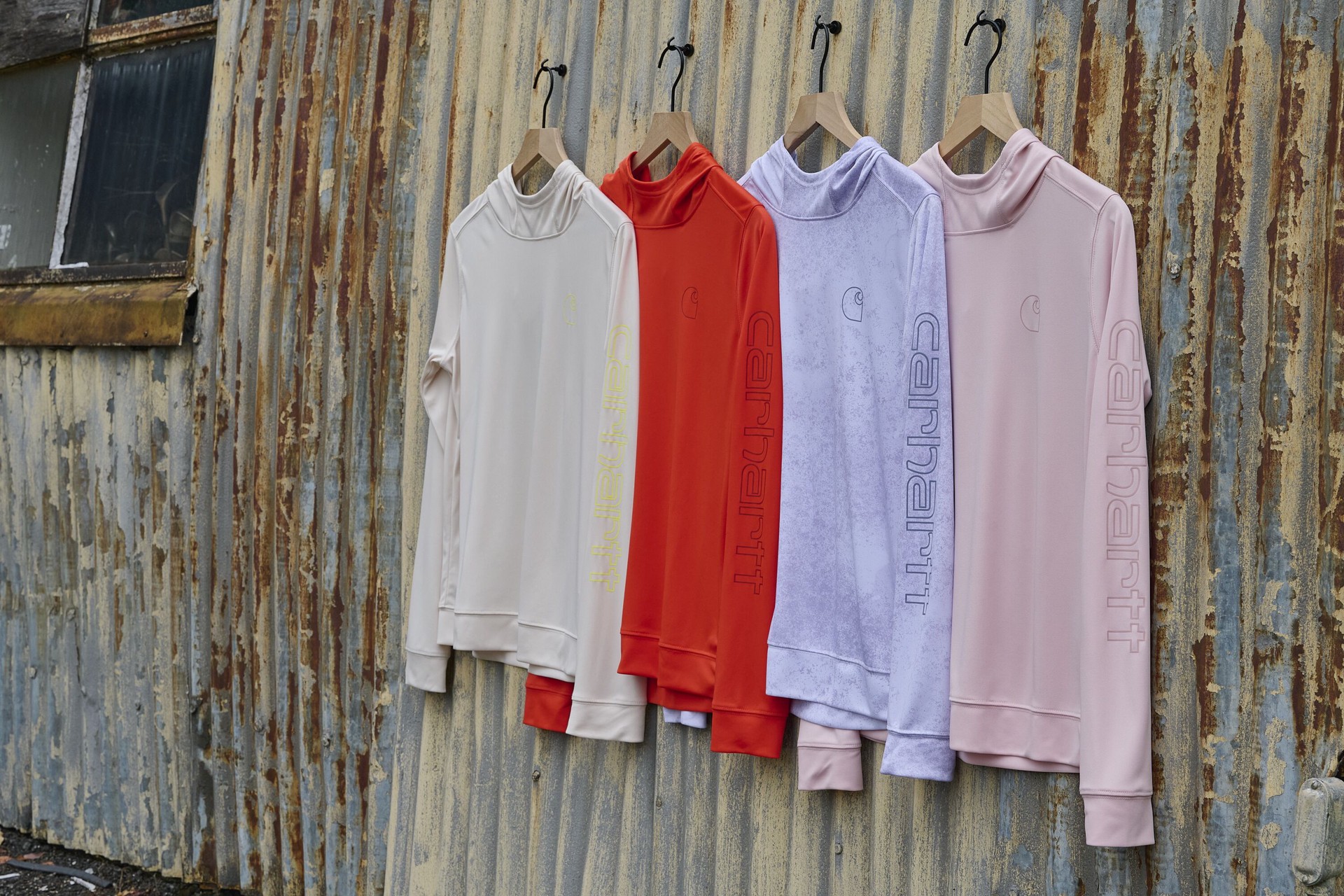 slide 6 of 6, Carhartt Force Women's Red Fleece Long sleeve Graphic T-shirt ( Large ), 1 ct