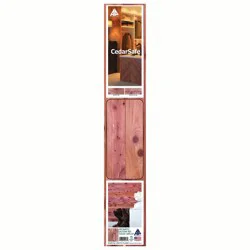 CedarSafe 1/4-in x 3-in x 4-ft Reversible Unfinished RED Cedar Wood Shiplap Rough Sawn Wall Plank 15 -Pack