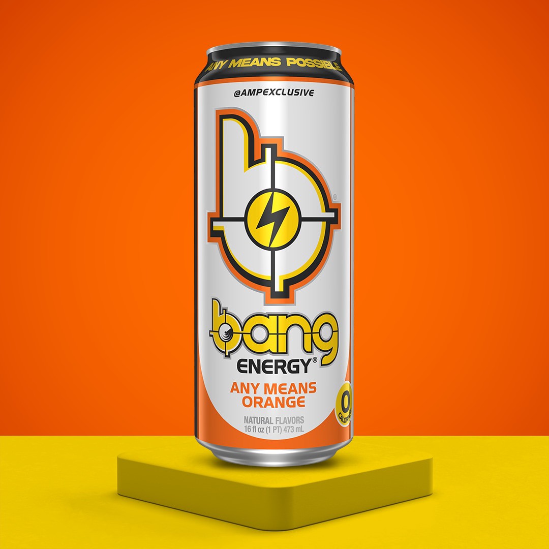slide 3 of 3, Bang 1 - fl oz Bang Energy Any Means Orange 16 Fl Oz Energy Drink, 1 ct