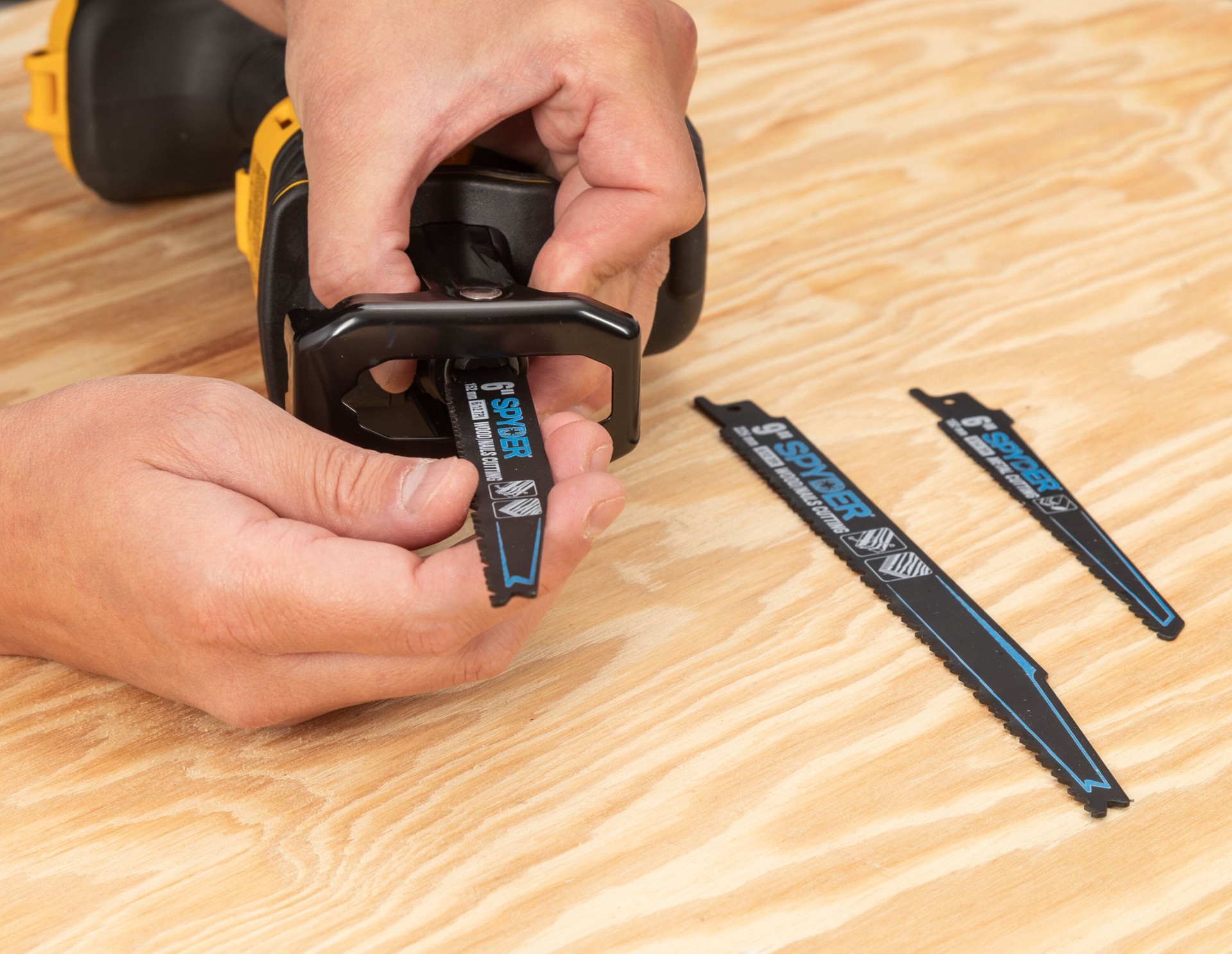 slide 4 of 6, Spyder Black Series Bi-metal Wood/Metal cutting Reciprocating Saw Blade Set 7 -Pack, 1 ct