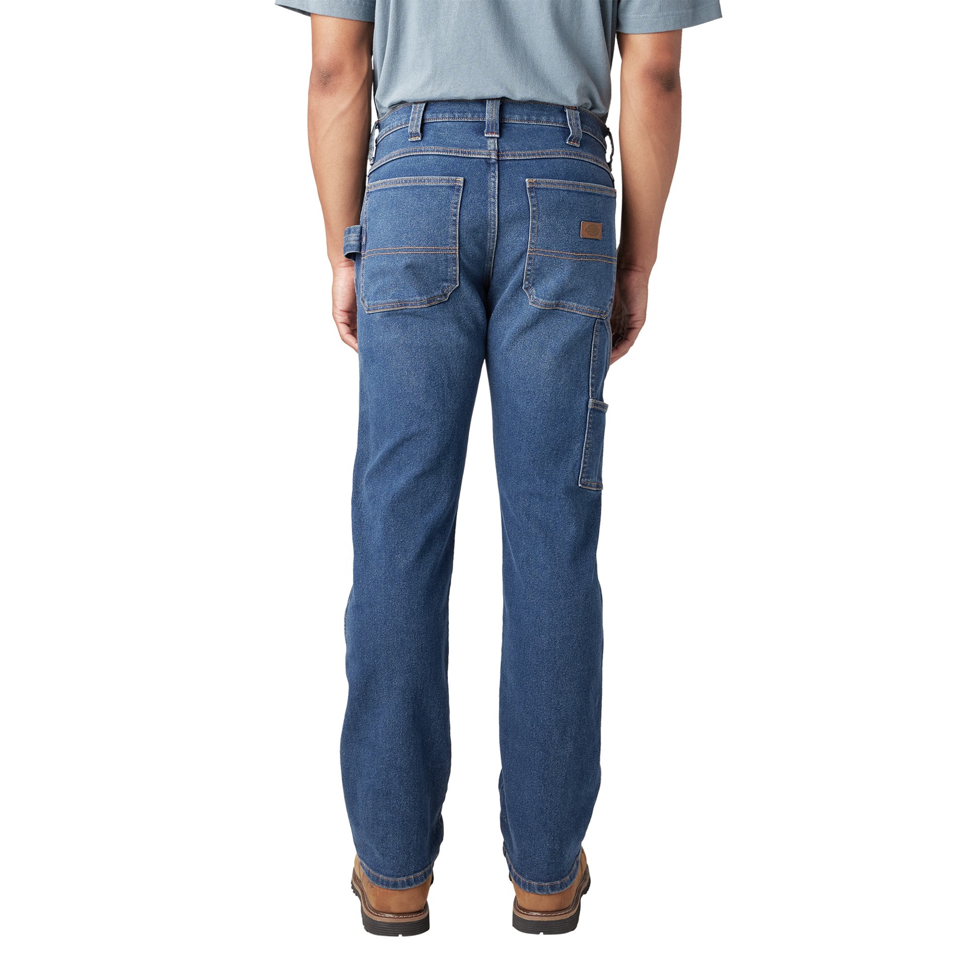 slide 2 of 4, Dickies Men's Regular Fit Denim Medium Wash Denim Work pants ( 38 x 30 ), 1 ct