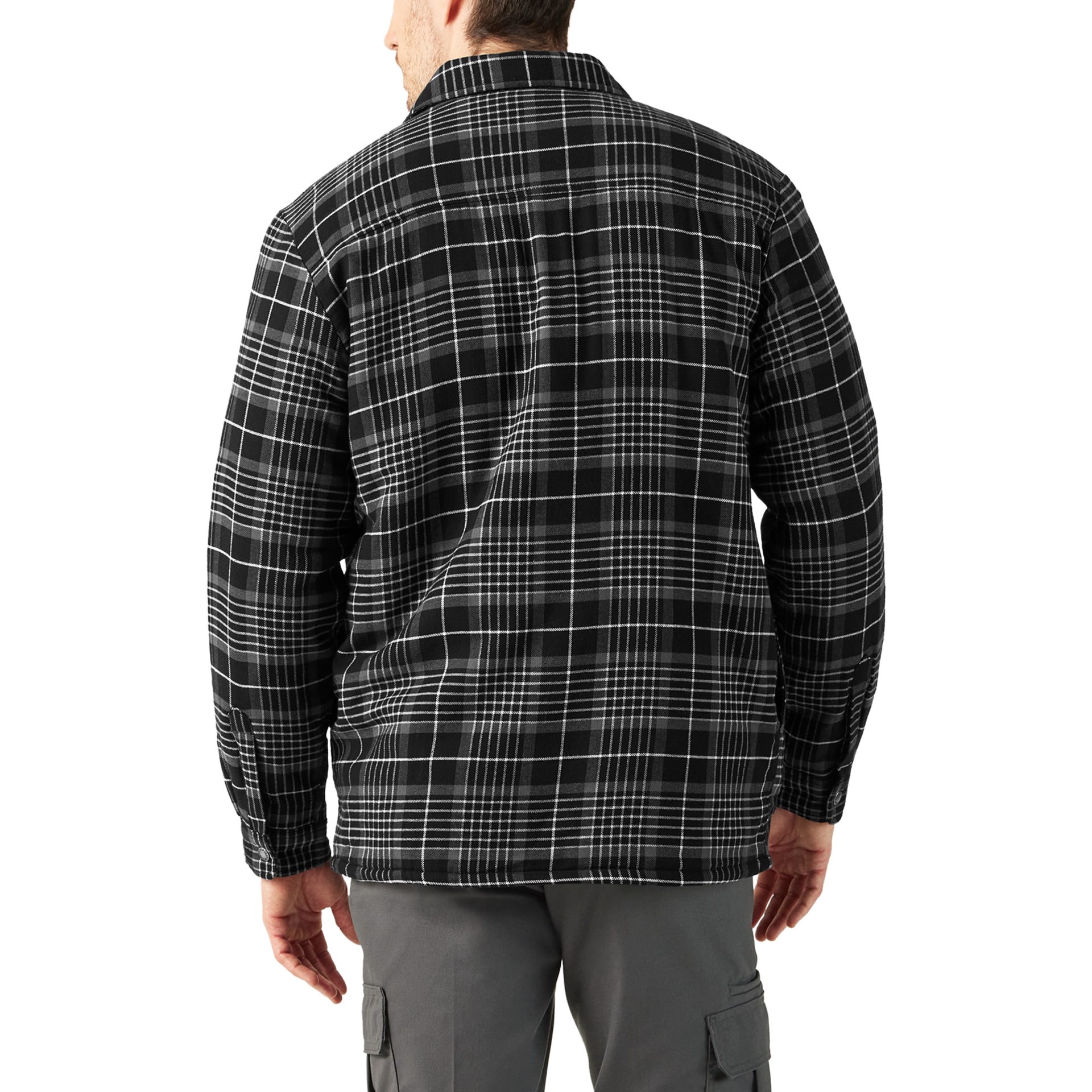 slide 2 of 4, Dickies Men's Black Canvas Insulated Work jacket ( Medium ), 1 ct