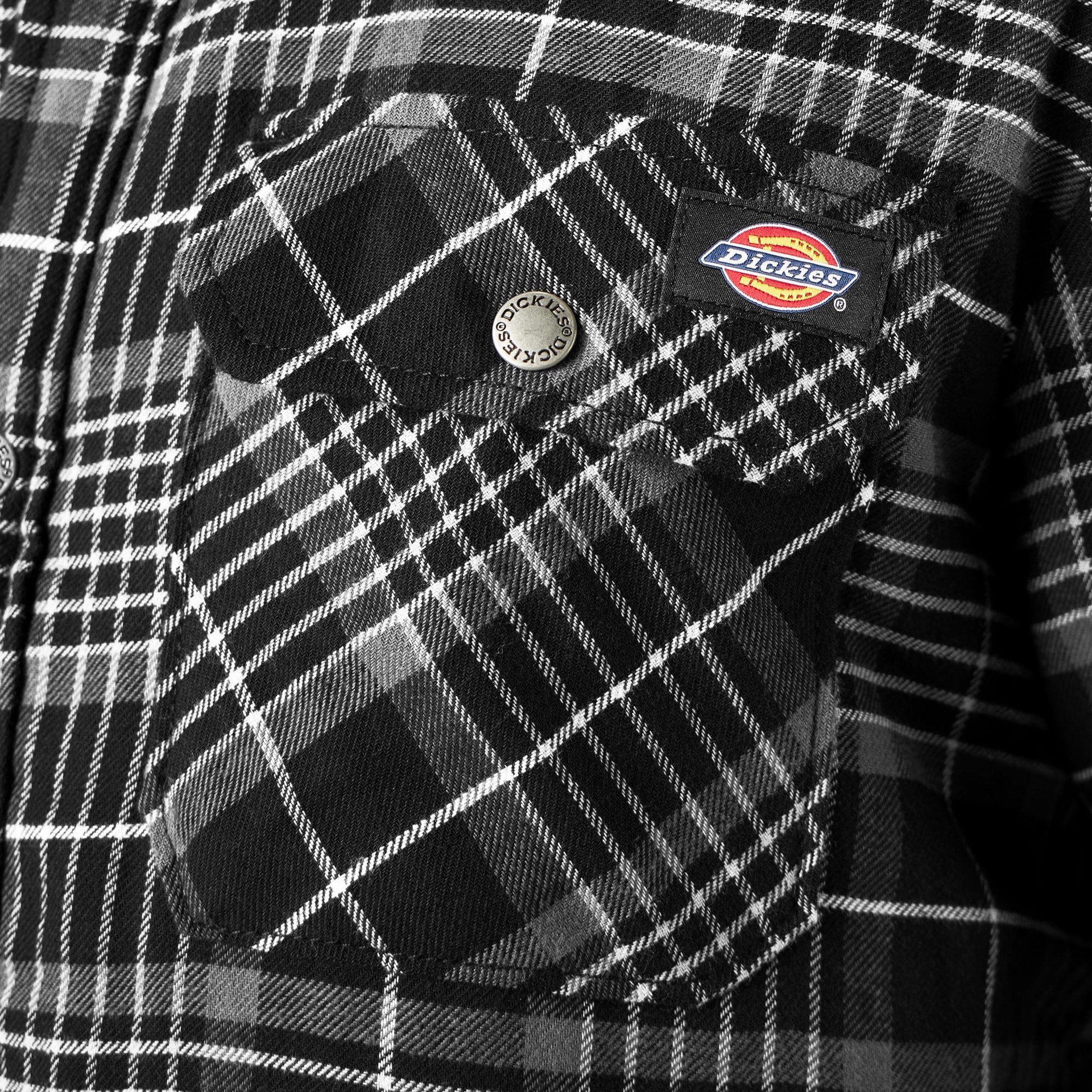 slide 4 of 4, Dickies Men's Black Canvas Insulated Work jacket ( Medium ), 1 ct