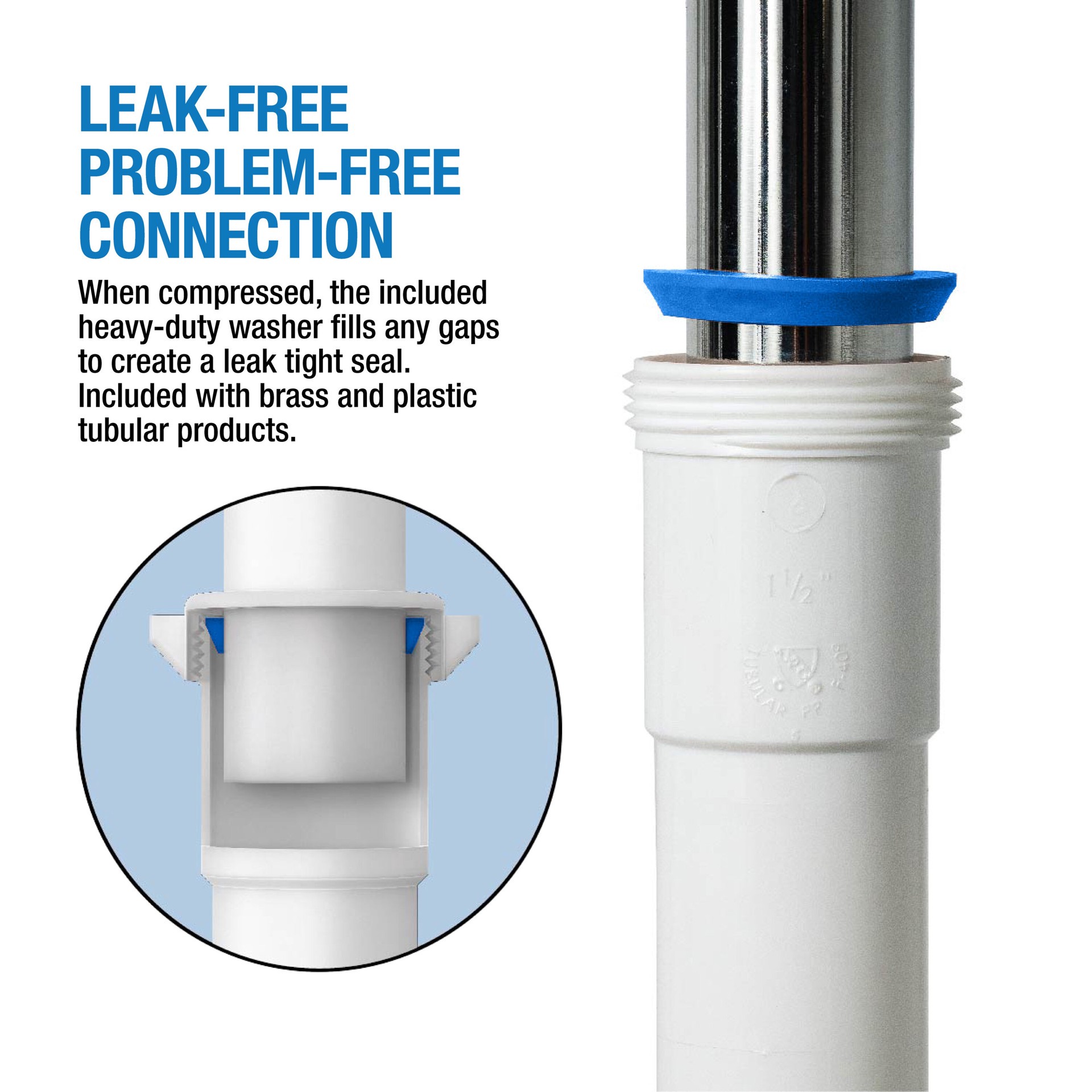 slide 6 of 6, Dearborn 1-1/2-in Plastic Sink trap J-bend, 1 ct