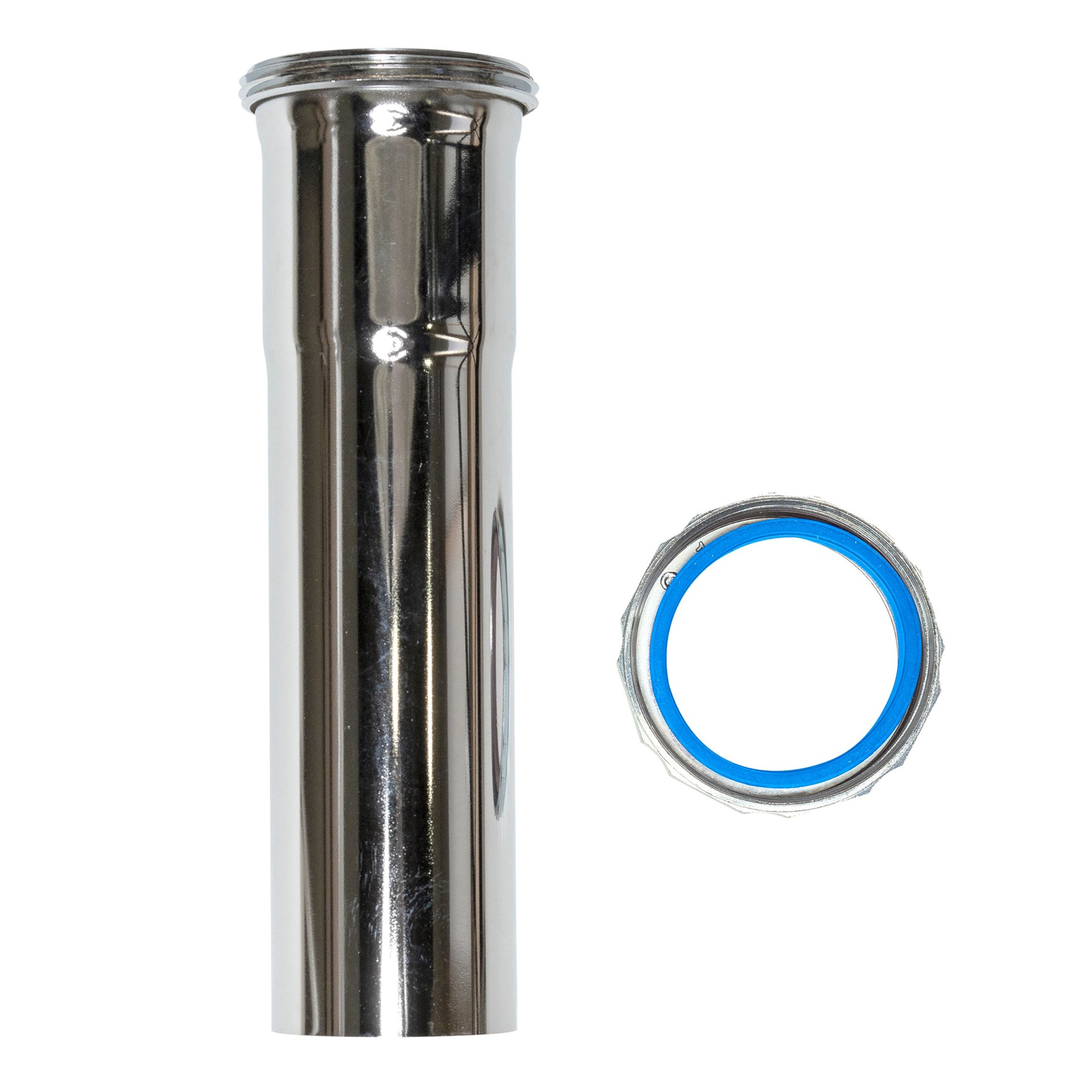 slide 3 of 6, Dearborn 1-1/2-in Brass Slip joint extension tube, 1 ct