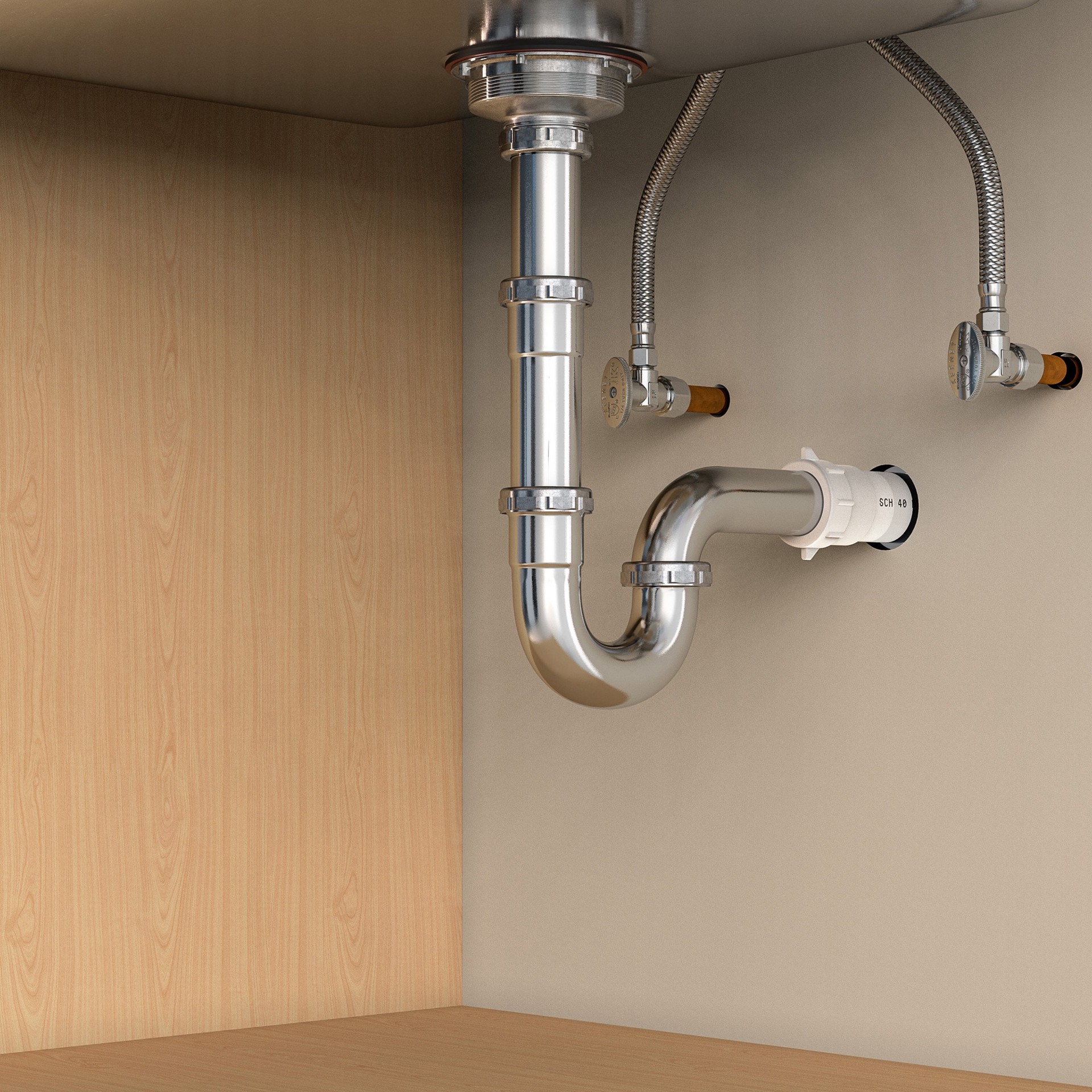 slide 4 of 6, Dearborn 1-1/2-in Brass Slip joint extension tube, 1 ct