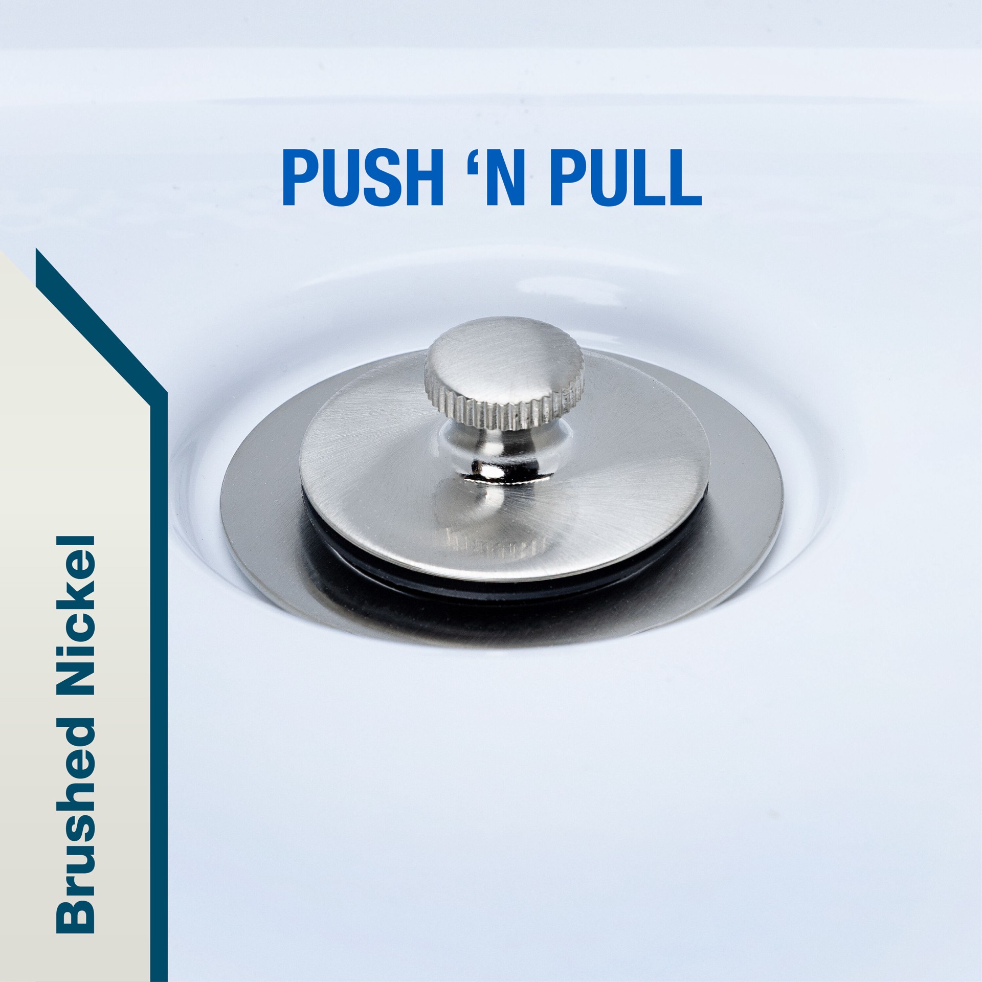 slide 1 of 6, Dearborn Push N Pull Closure Assembly - Brushed Nickel, 1 ct