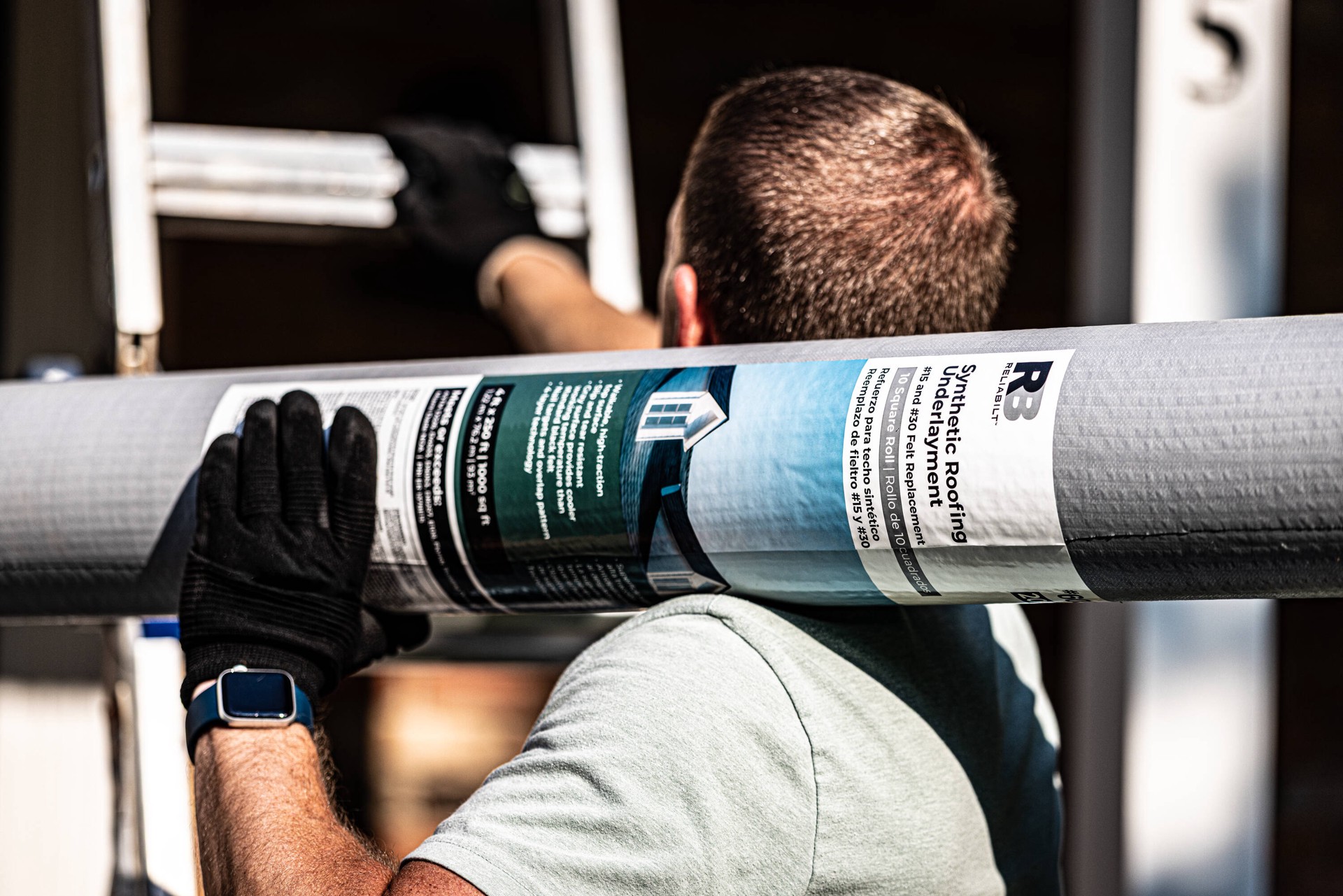 slide 2 of 6, RELIABILT Synthetic Underlayment 48-in x 3.7 1000-sq ft Synthetic Roof Underlayment, 1 ct