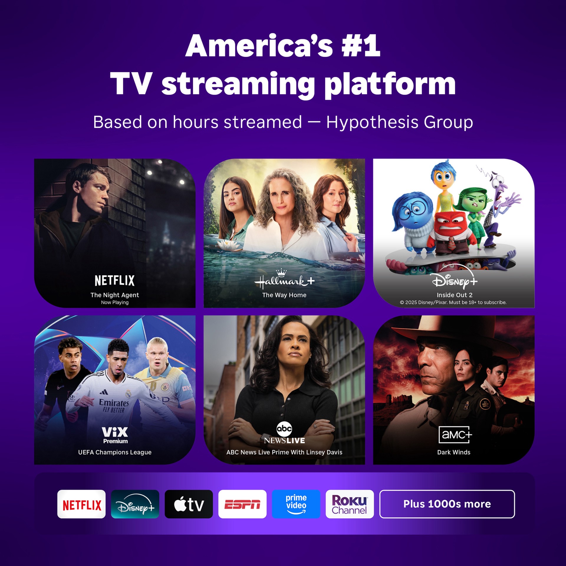 slide 2 of 6, Roku Streaming Stick Plus HD/4K/HDR/HDR10+/Dolby Vision Smart Compatible Streaming Device with Remote Control Included, 1 ct