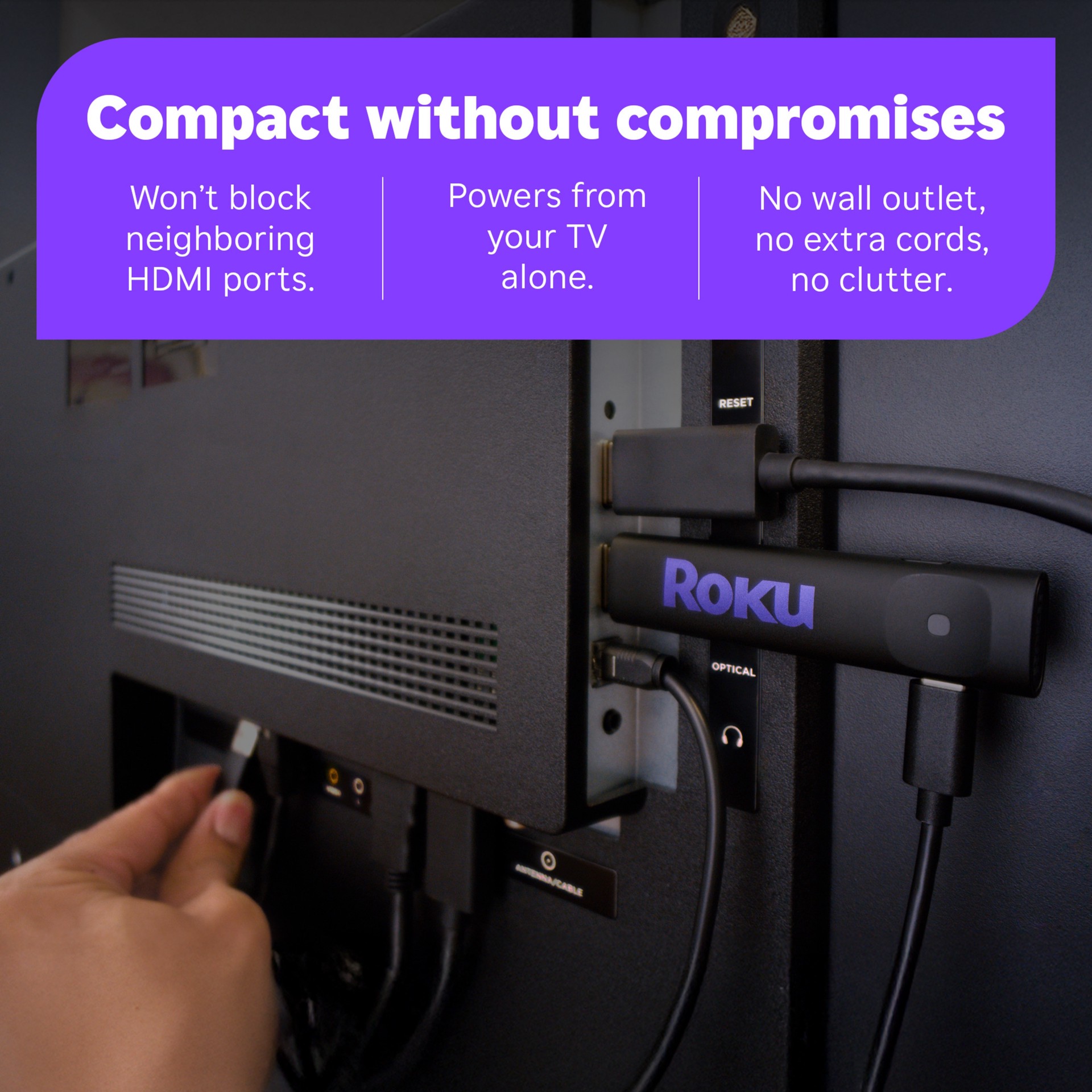 slide 4 of 6, Roku Streaming Stick 1080p Smart Compatible Streaming Device with Remote Control Included, 1 ct