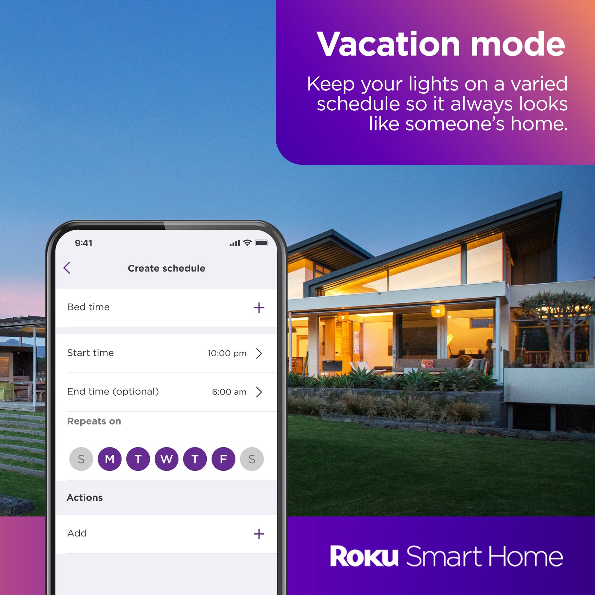 slide 6 of 6, Roku Smart Home 100 -Watt EQ A19 Switchable white Medium base (E-26) Dimmable Smart LED General purpose Light Bulb 4 -Pack, 1 ct