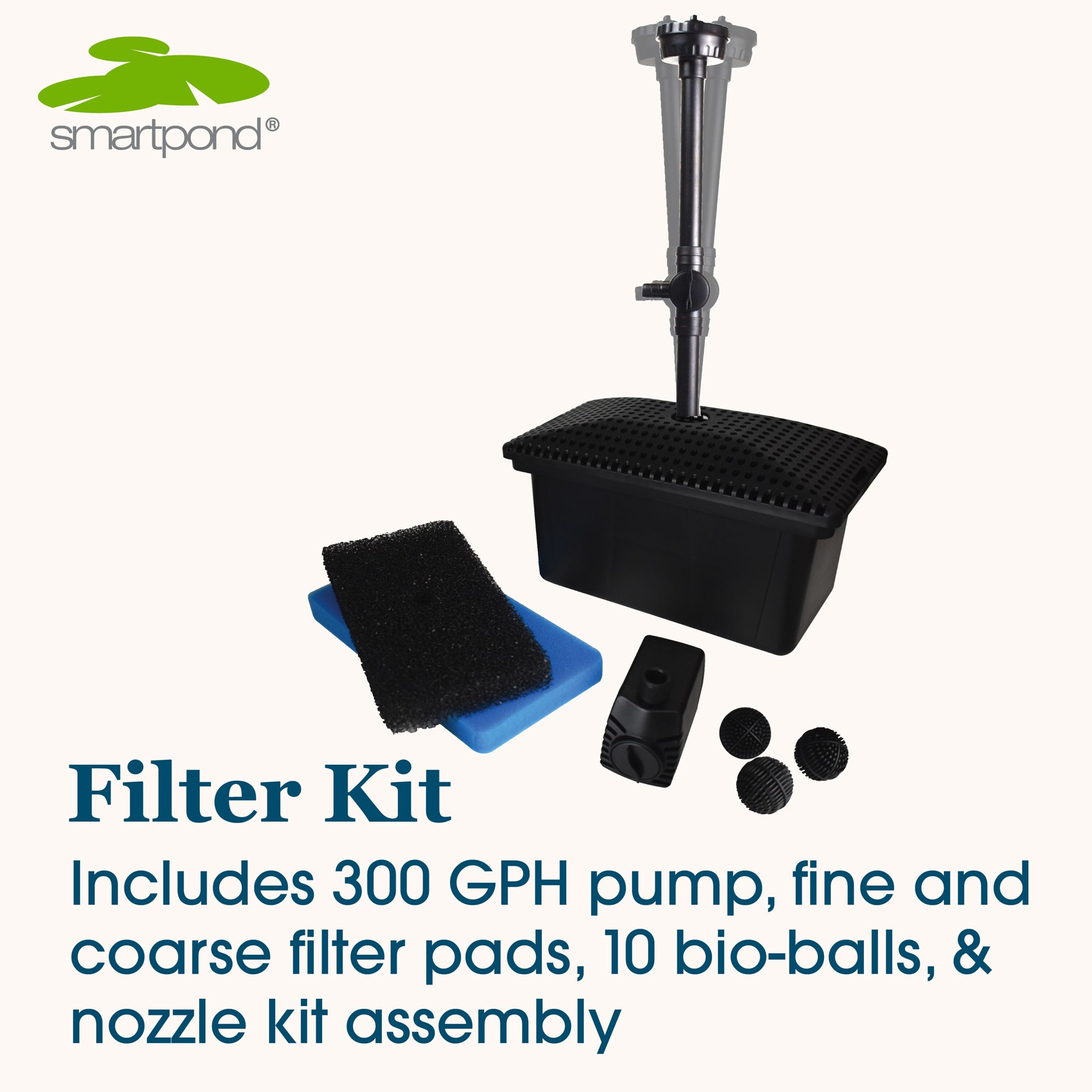 slide 2 of 6, smartpond Filter kit with Pump, 1 ct