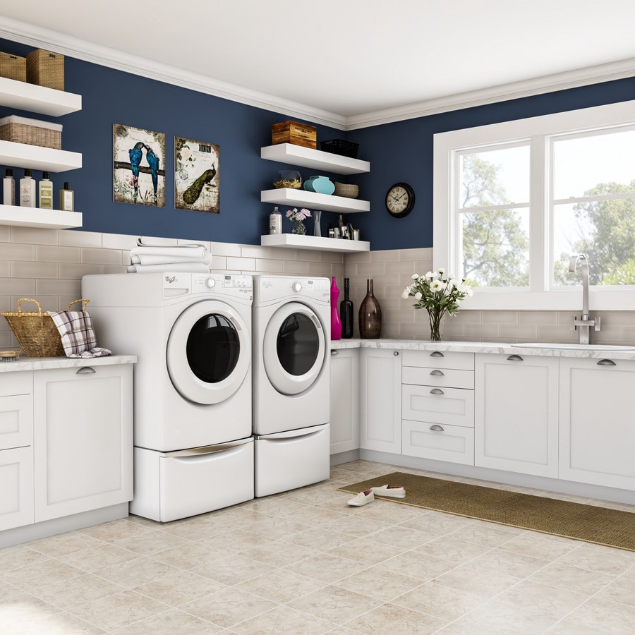 slide 5 of 5, Style Selections Capri Classic 12-in x 12-in Glazed Porcelain Floor and Wall Tile ( 0.94-sq ft Piece ), 1 ct