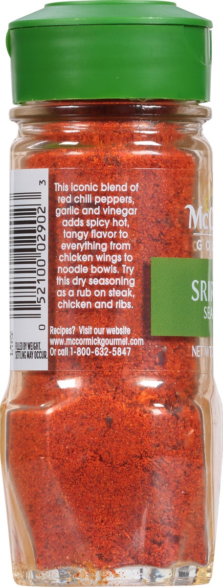 slide 5 of 7, McCormick Gourmet Sriracha Seasoning, 2.37 oz, 2.37 oz