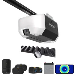 Chamberlain 3/4 HPS Smart Compatible Belt drive Garage Door Opener Wi-Fi Compatibility and Battery Back-Up LED Light and Camera(s)