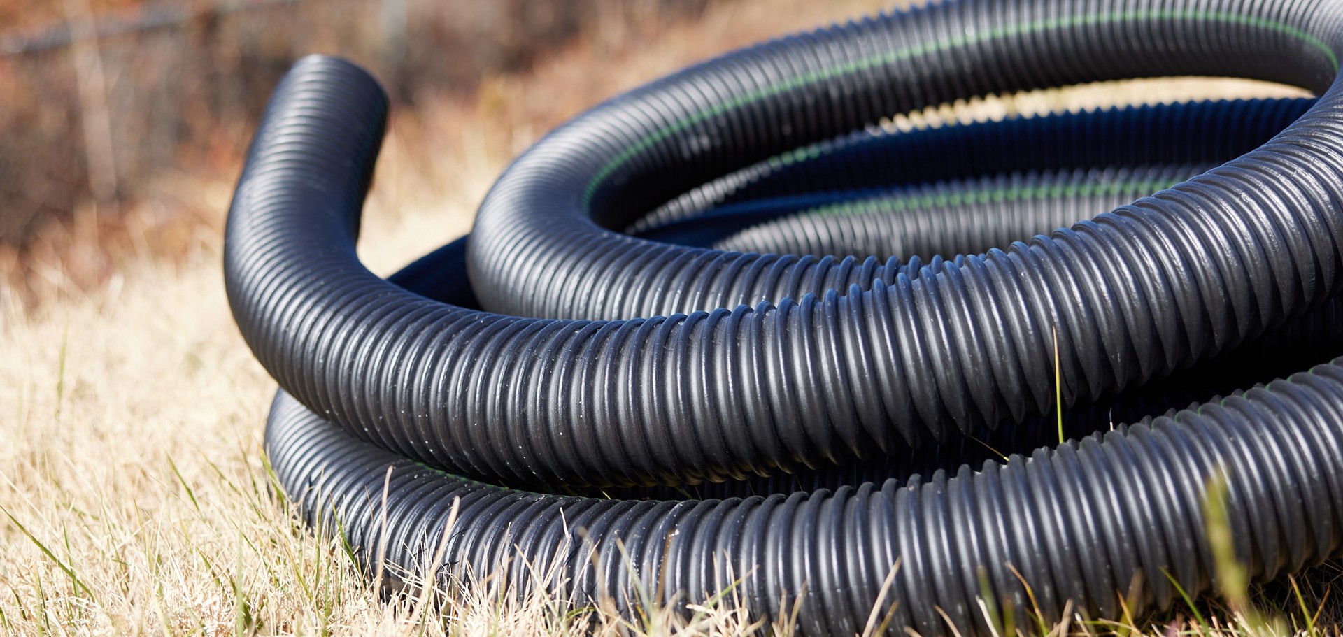 slide 4 of 6, ADS 4-in x 50-ft Corrugated Solid Pipe, 1 ct