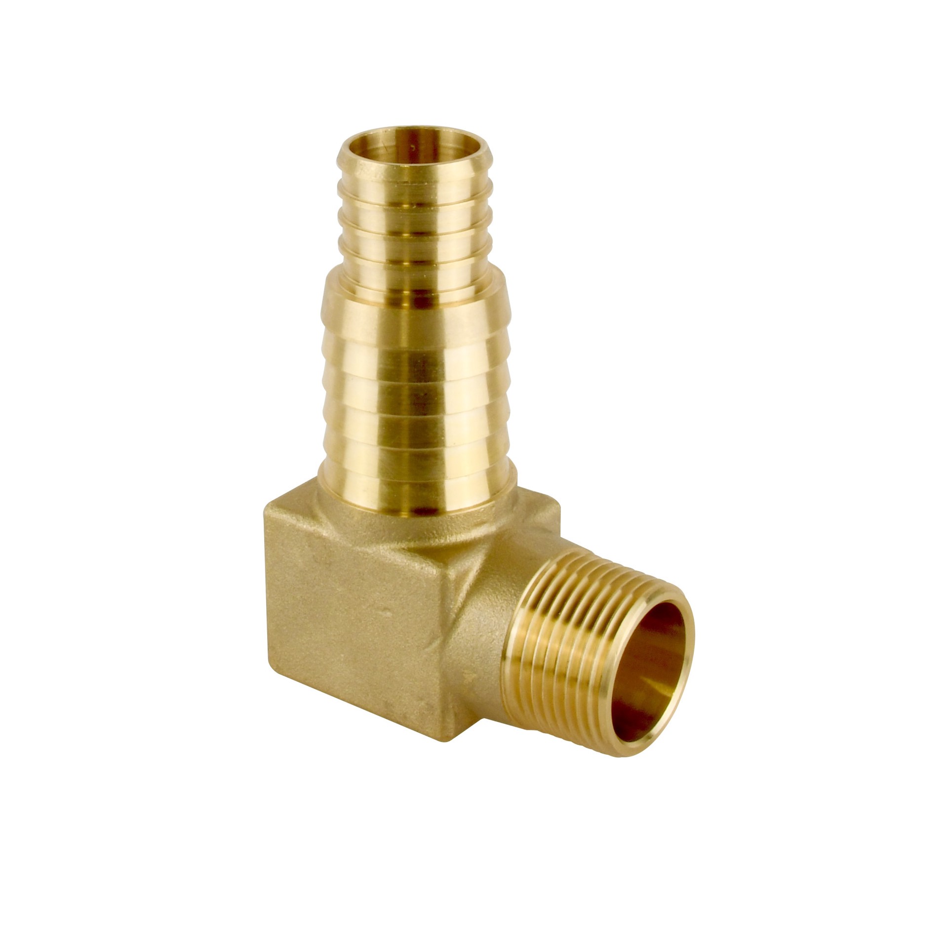slide 2 of 6, RELIABILT Lead free brass 3/4 MNPT thread x 1 PEX B poly barb, 1 ct