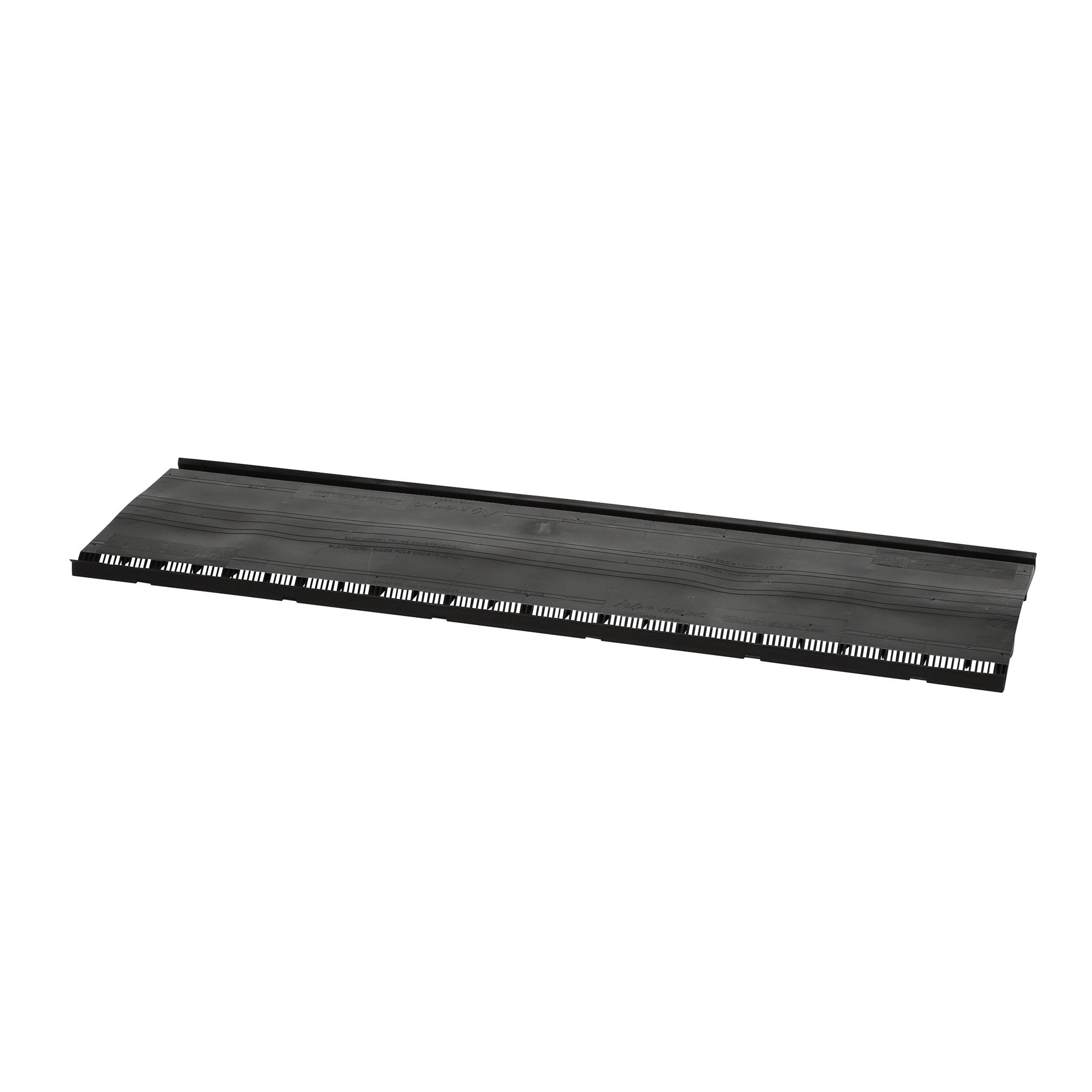 slide 1 of 1, RELIABILT 14-in x 48-in Black Plastic Stick Roof Ridge Vent, 1 ct